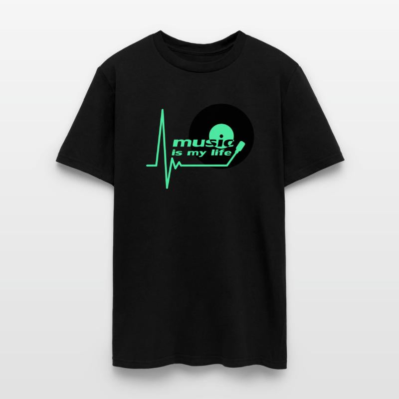 Music is my Party Life Vinyl Record Plate Pulse