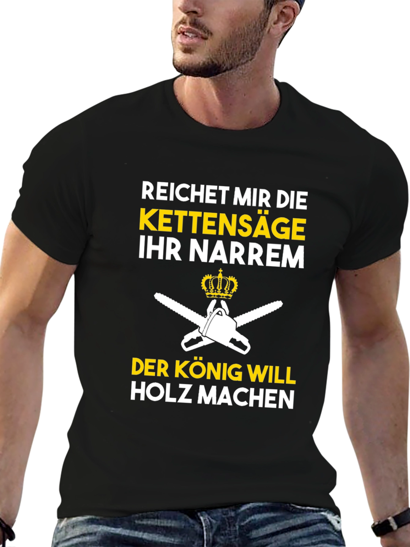 Reichet Mir Die Kettensäge Funny T-Shirt