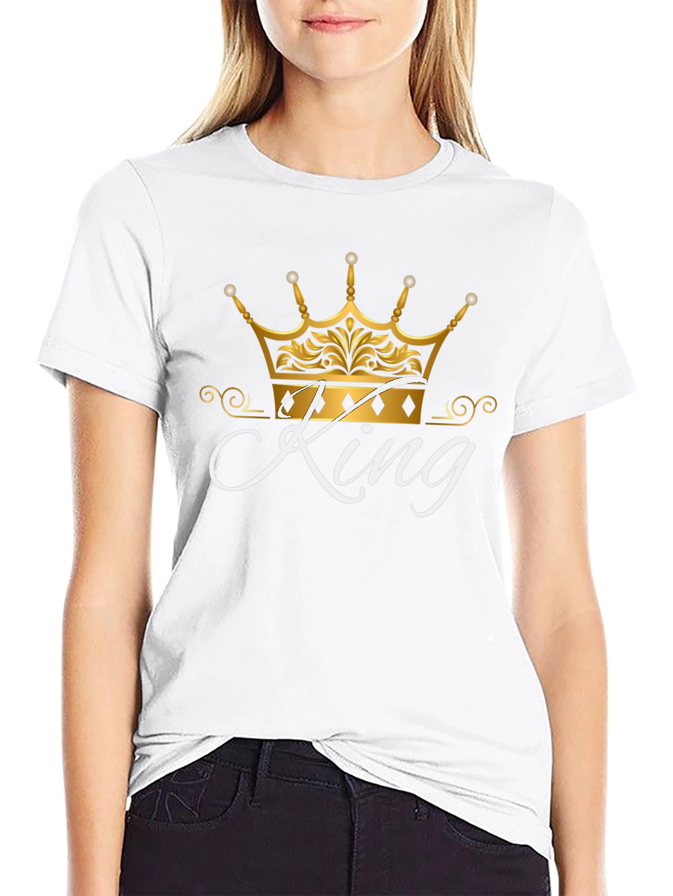 King Crown Graphic Tee - Black