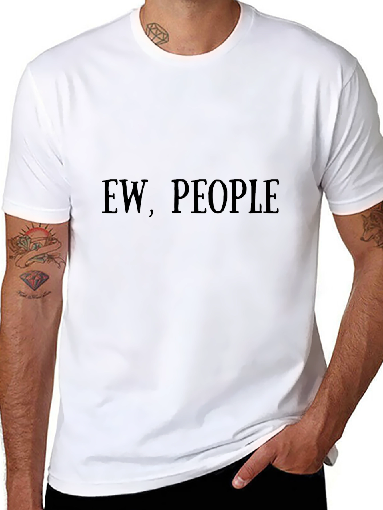 Ew People T-Shirt - Sarcastic Graphic Tee