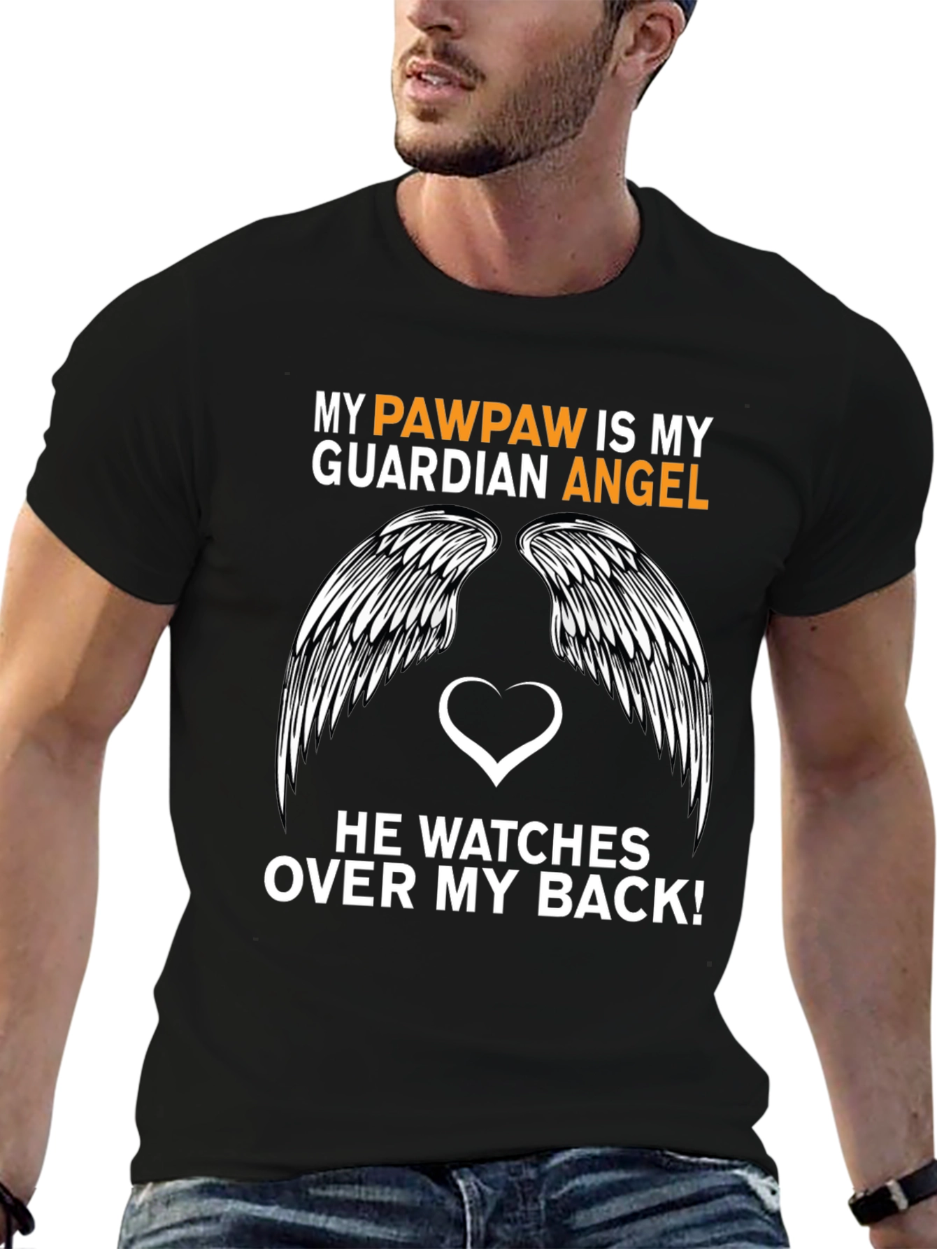 Pawpaw Guardian Angel T-Shirt