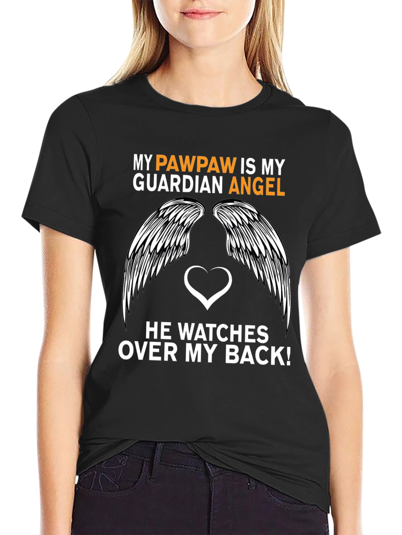 Pawpaw Guardian Angel T-Shirt