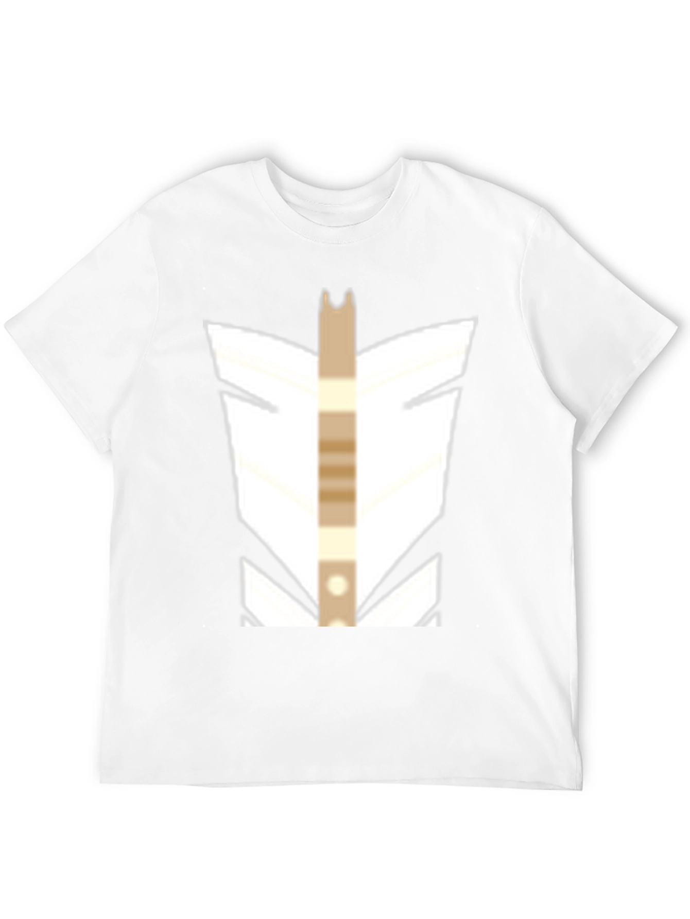 Geometric Graphic Print Tee - Modern Style