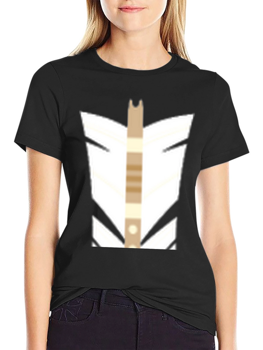 Geometric Graphic Print Tee - Modern Style