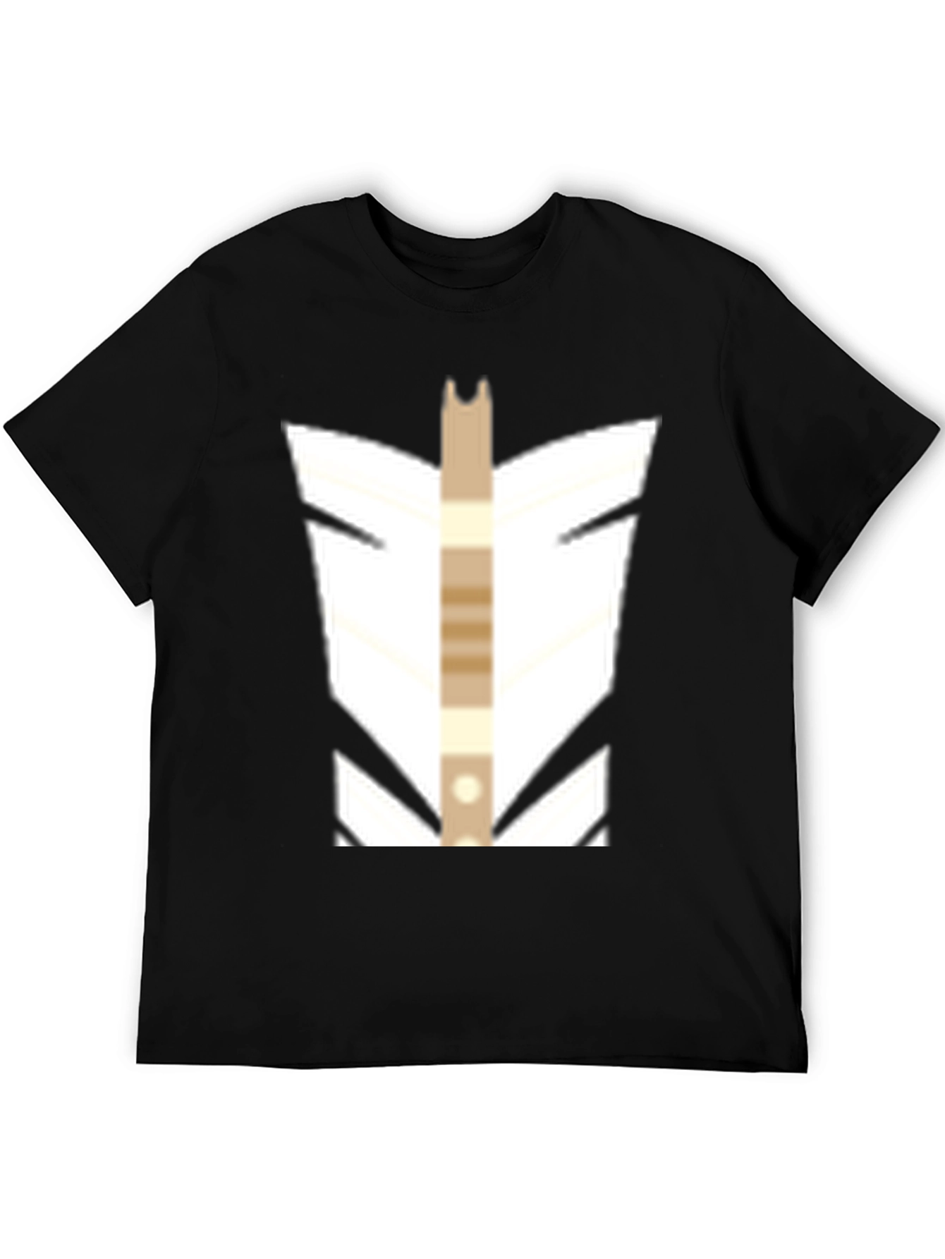 Geometric Graphic Print Tee - Modern Style