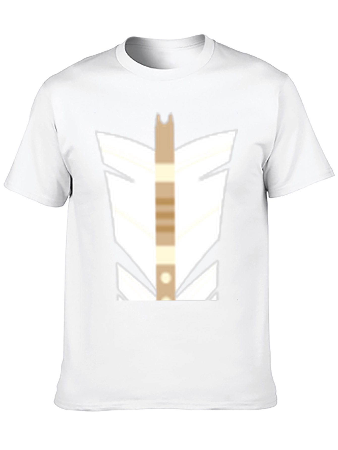 Geometric Graphic Print Tee - Modern Style