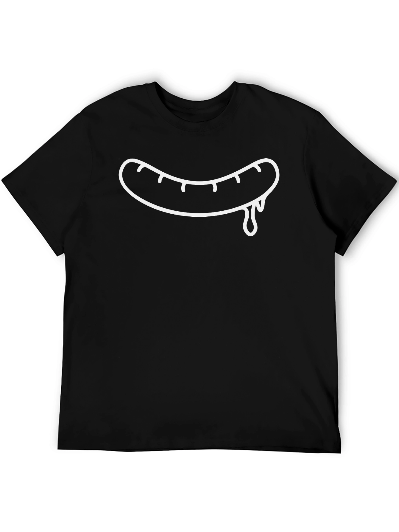 Funny Sausage Drip Graphic Tee - Unisex