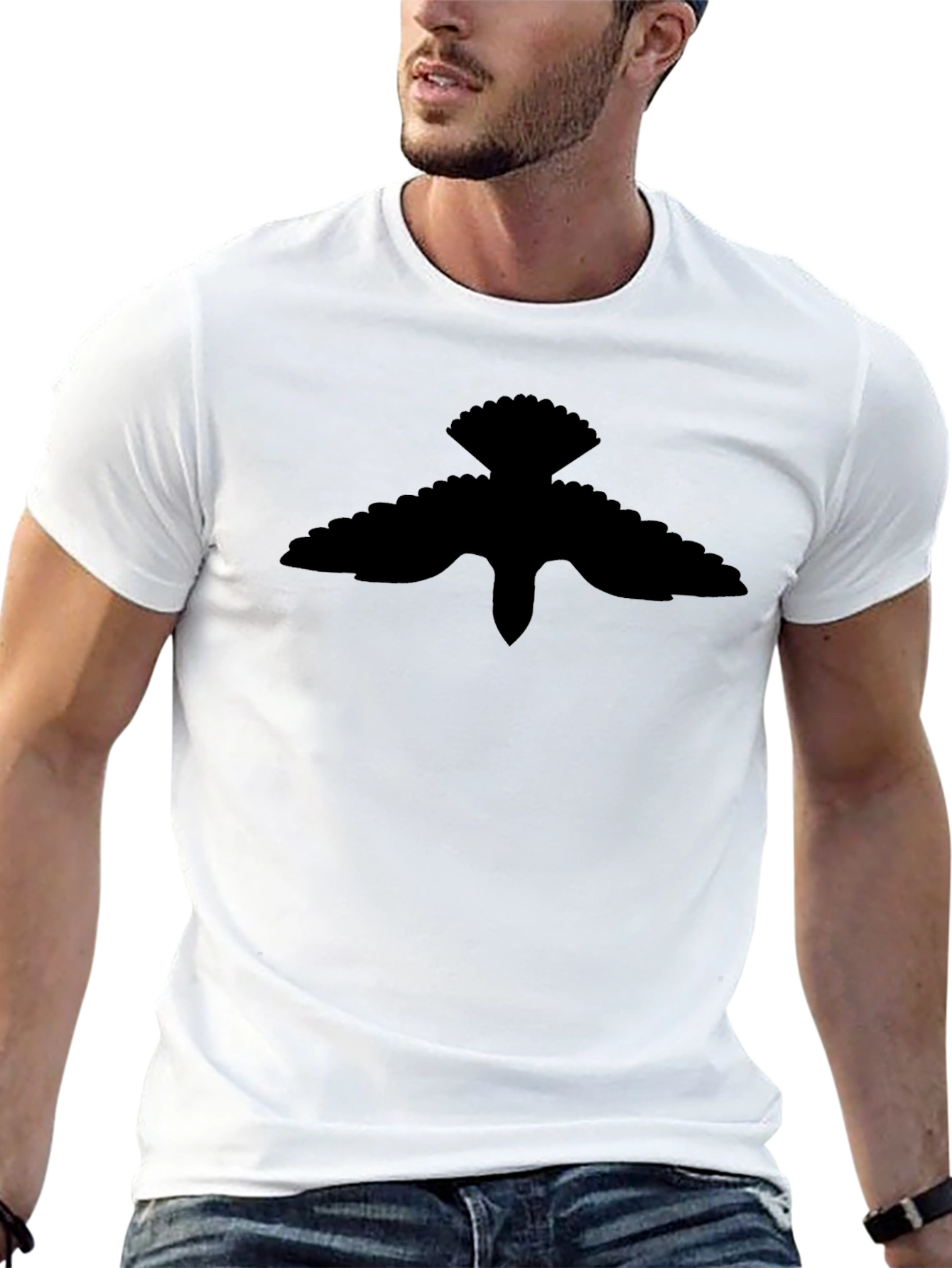 Black Bird Silhouette T-Shirt - Mens