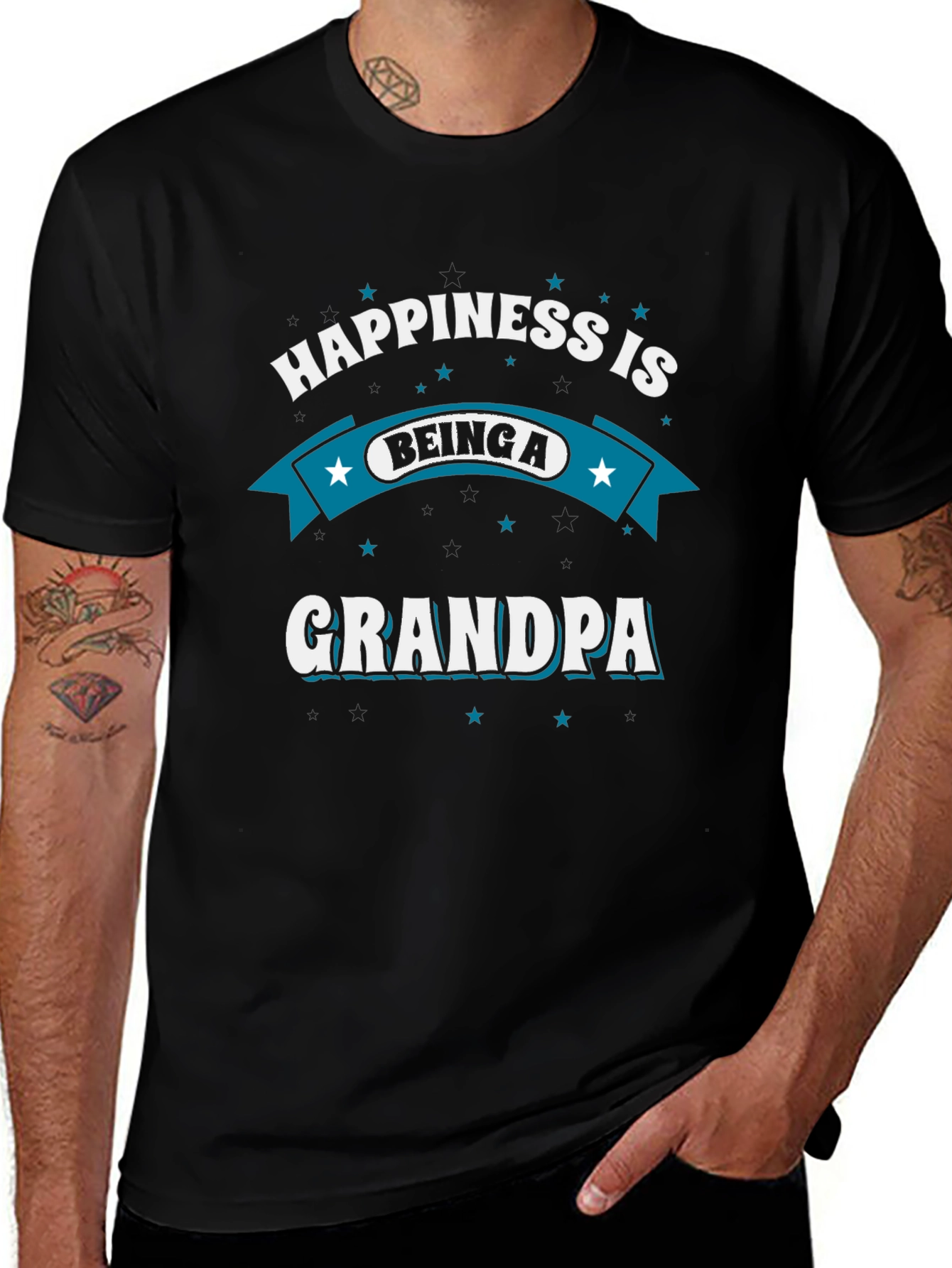 Happiness is Being a Grandpa T-Shirt