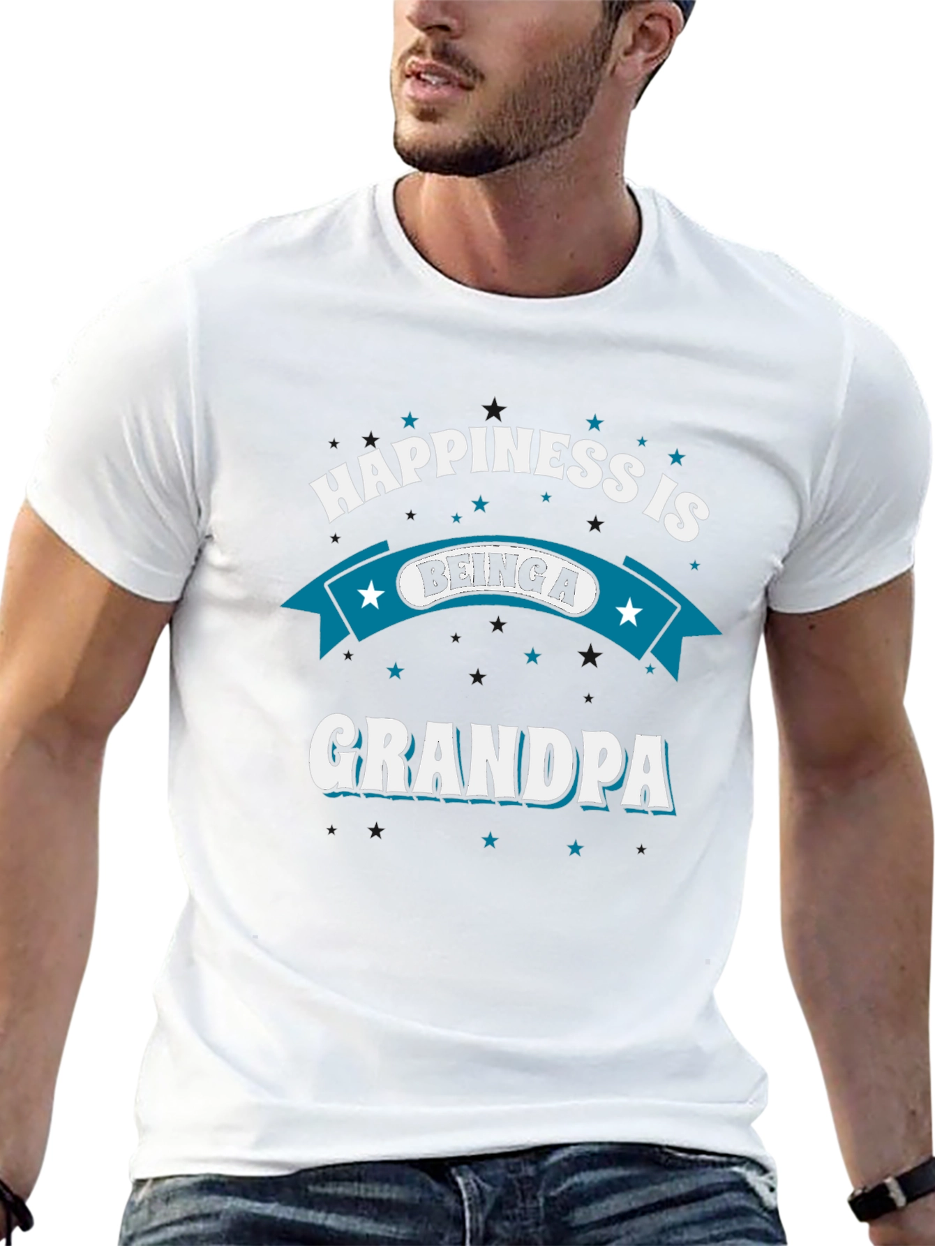 Happiness is Being a Grandpa T-Shirt