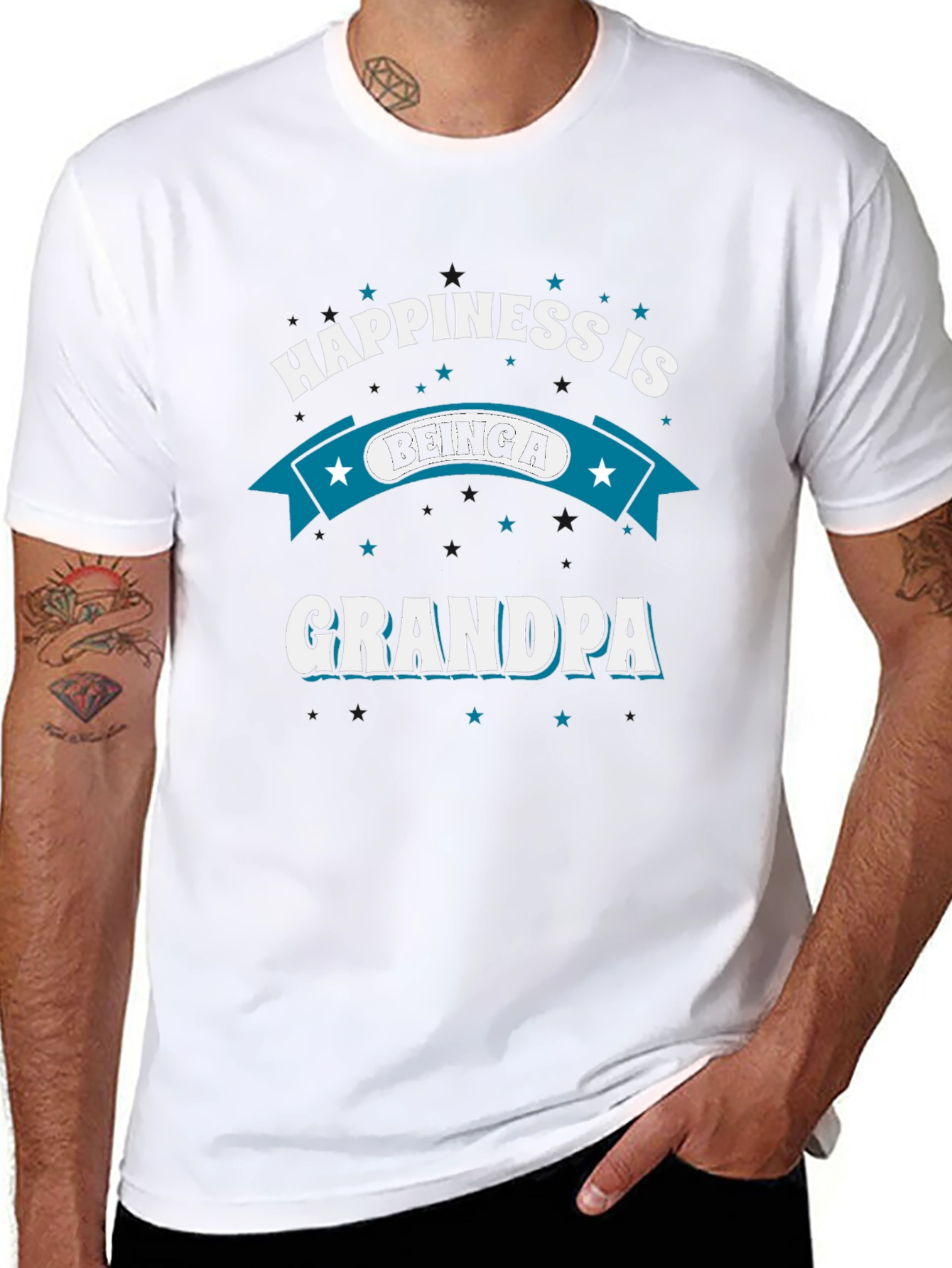Happiness is Being a Grandpa T-Shirt