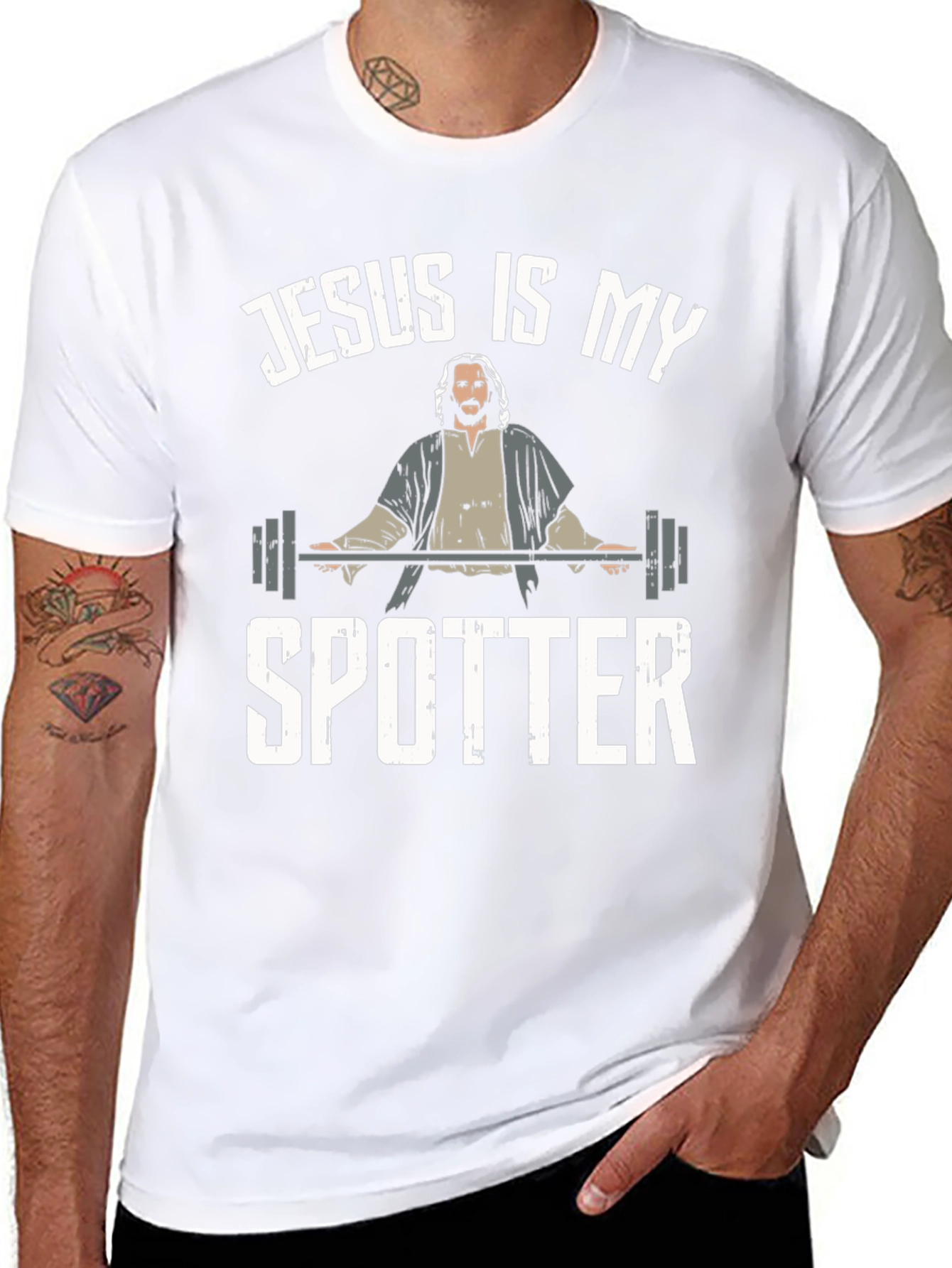 Jesus is My Spotter Graphic T-Shirt