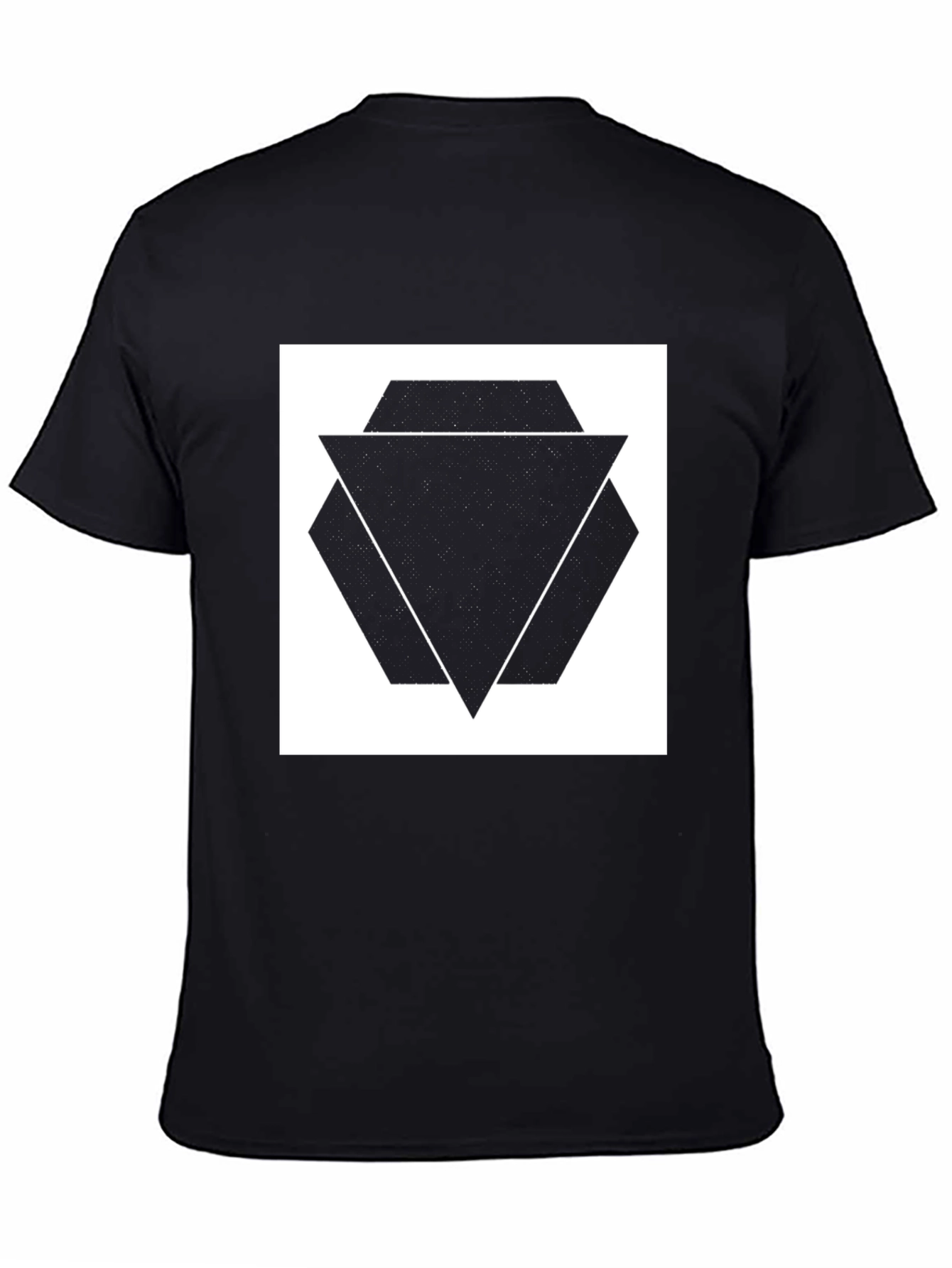 Geometric Triangle T-Shirt - Modern Design