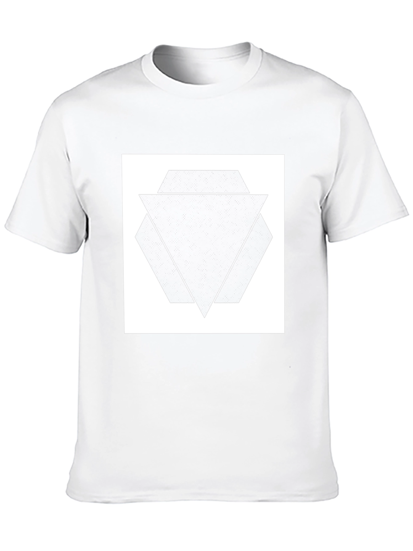 Geometric Triangle T-Shirt - Modern Design