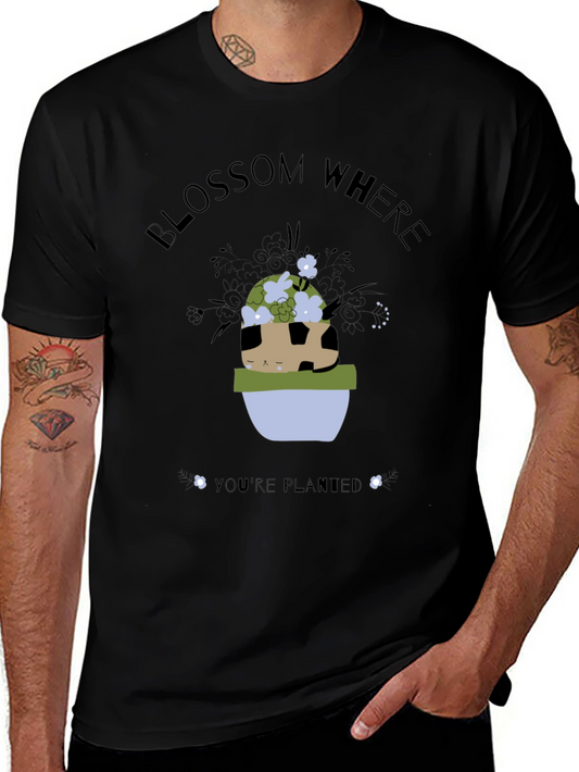 Blossom Where Youre Planted Graphic Tee