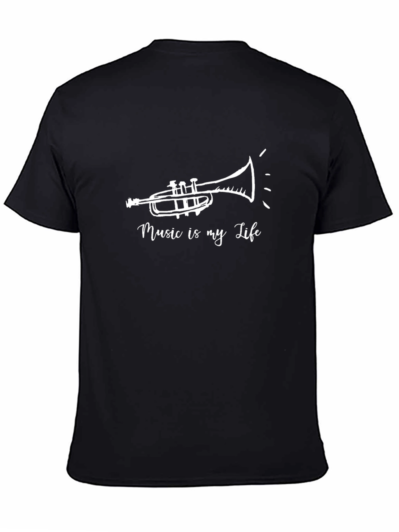 Music is My Life Trumpet Graphic Tee