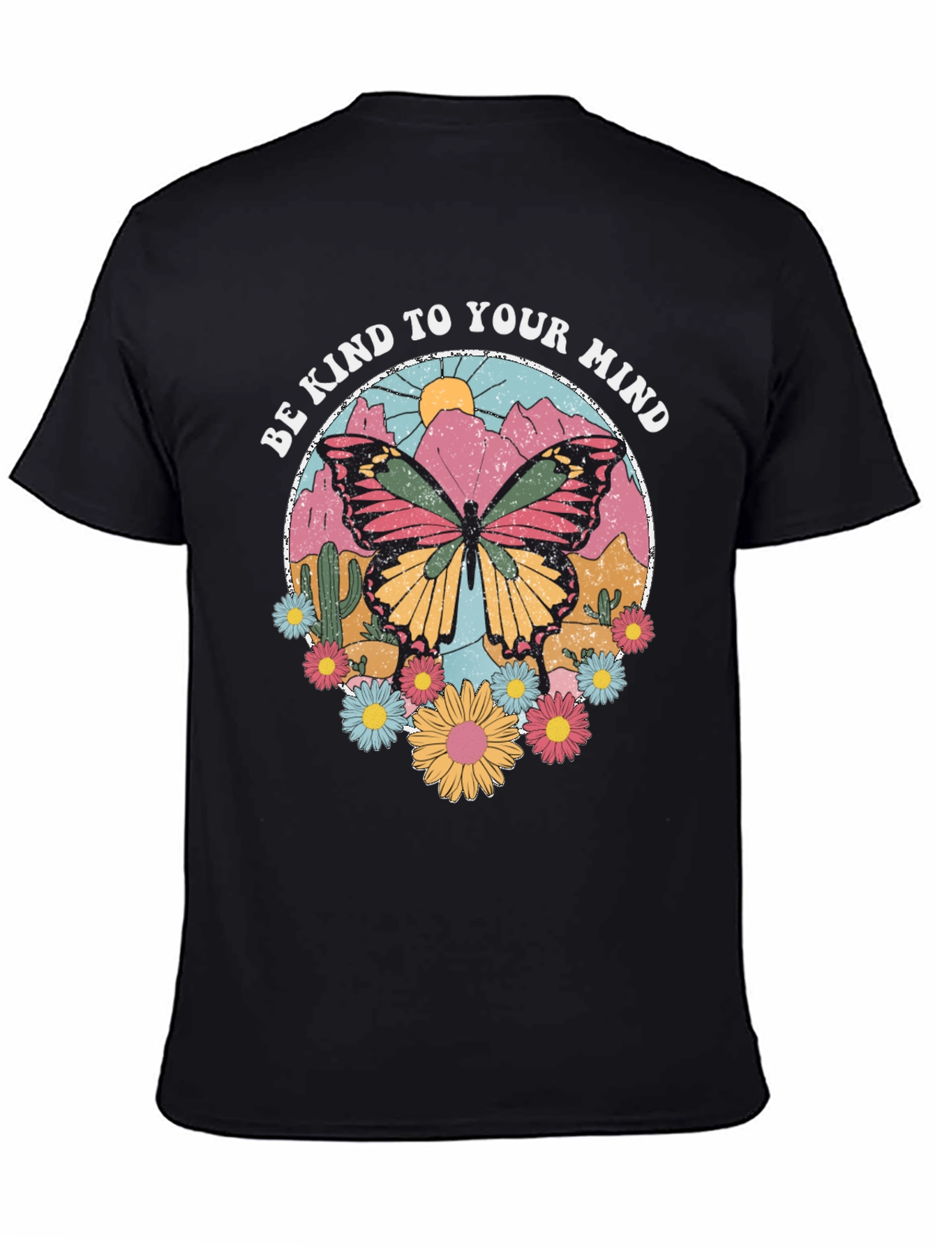 Be Kind to Your Mind Butterfly Graphic Tee