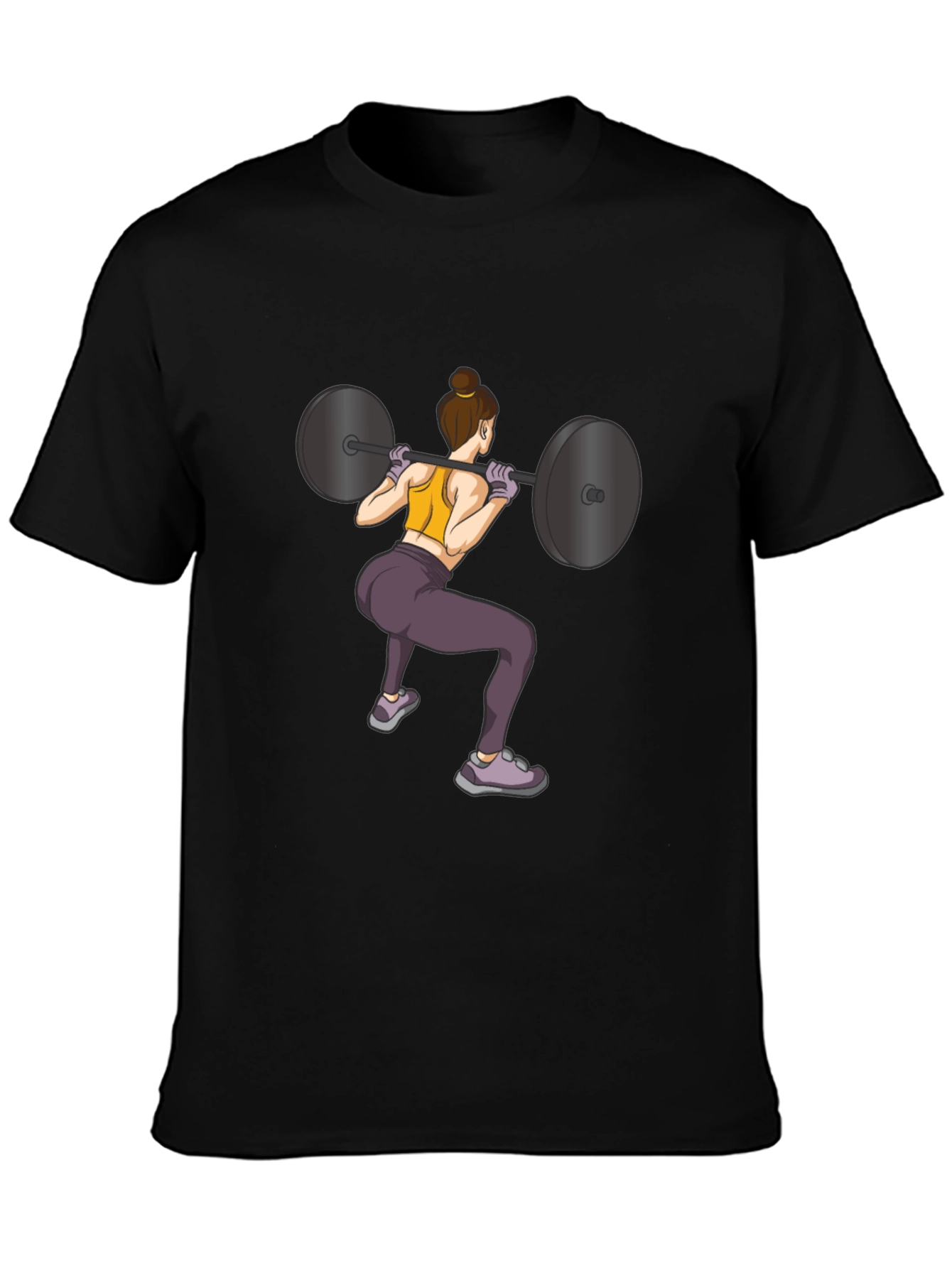 Workout Girl Graphic T-Shirt - Fitness Apparel