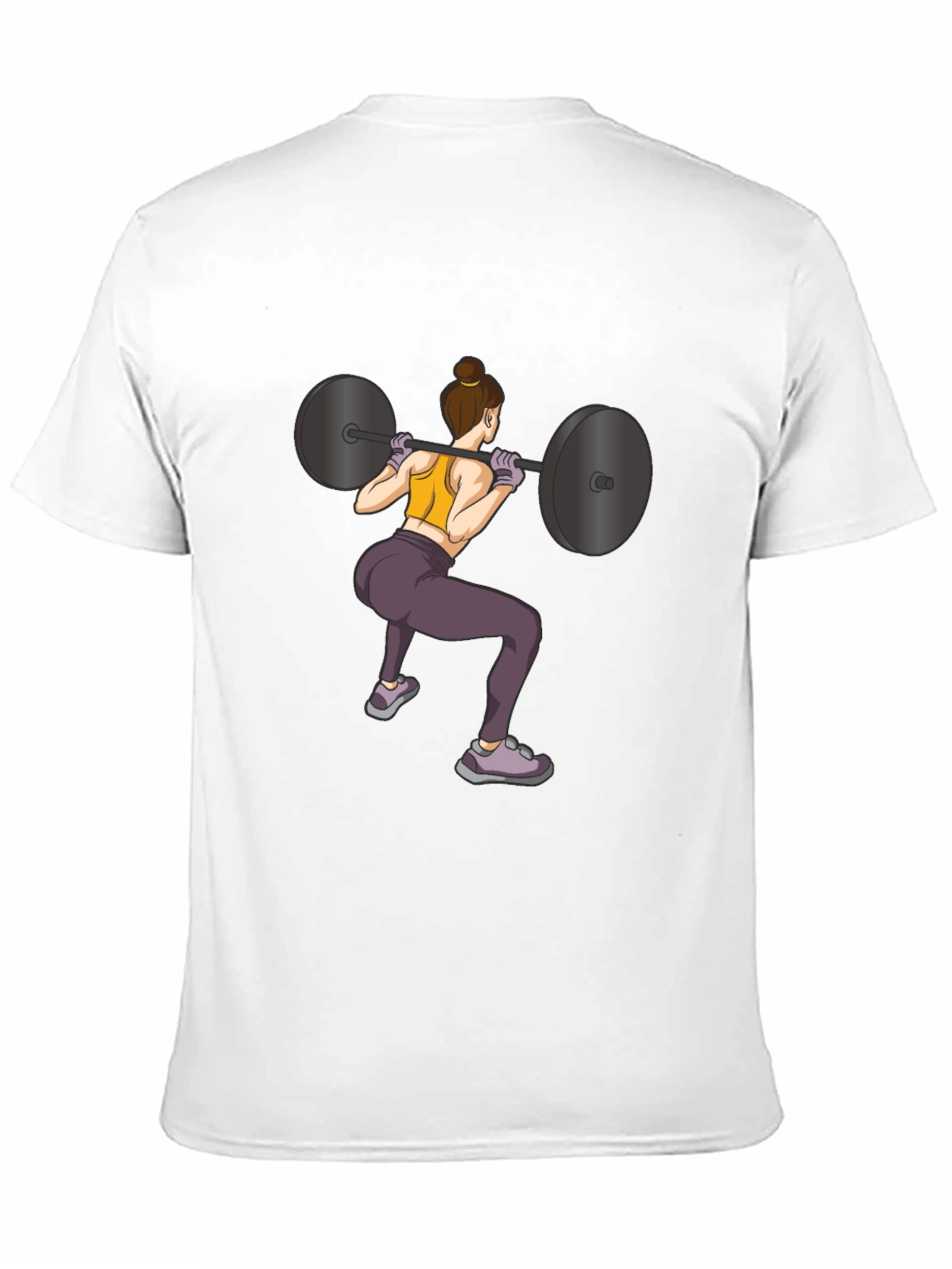 Workout Girl Graphic T-Shirt - Fitness Apparel