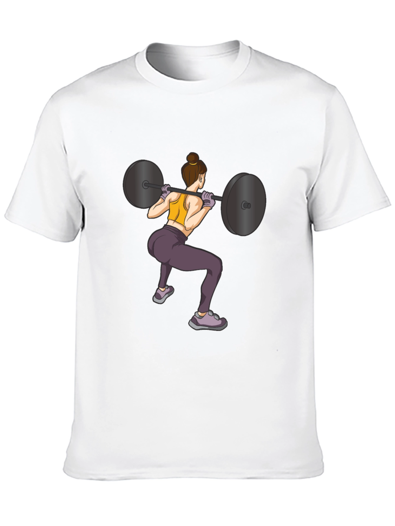 Workout Girl Graphic T-Shirt - Fitness Apparel