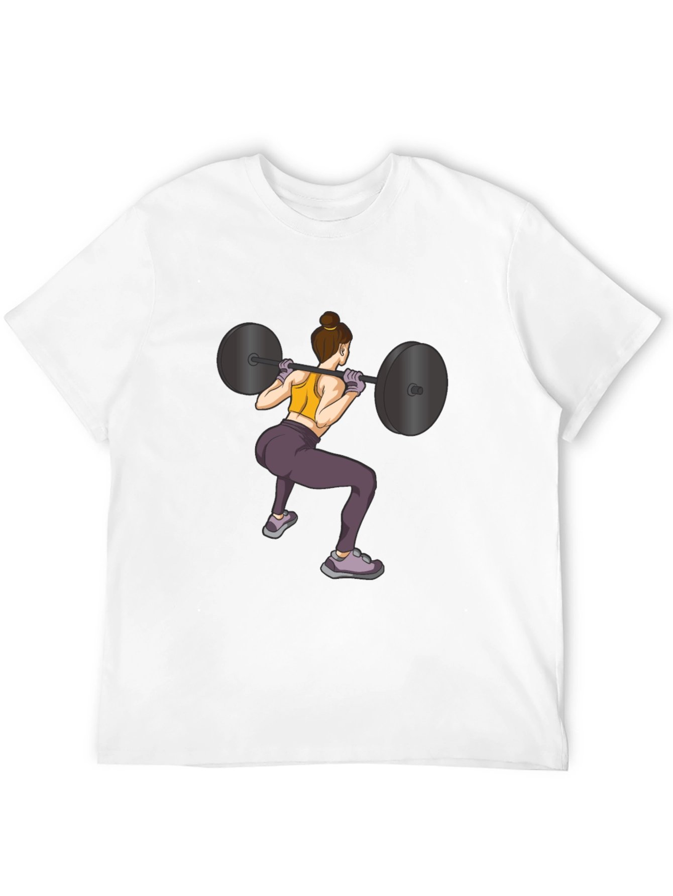 Workout Girl Graphic T-Shirt - Fitness Apparel