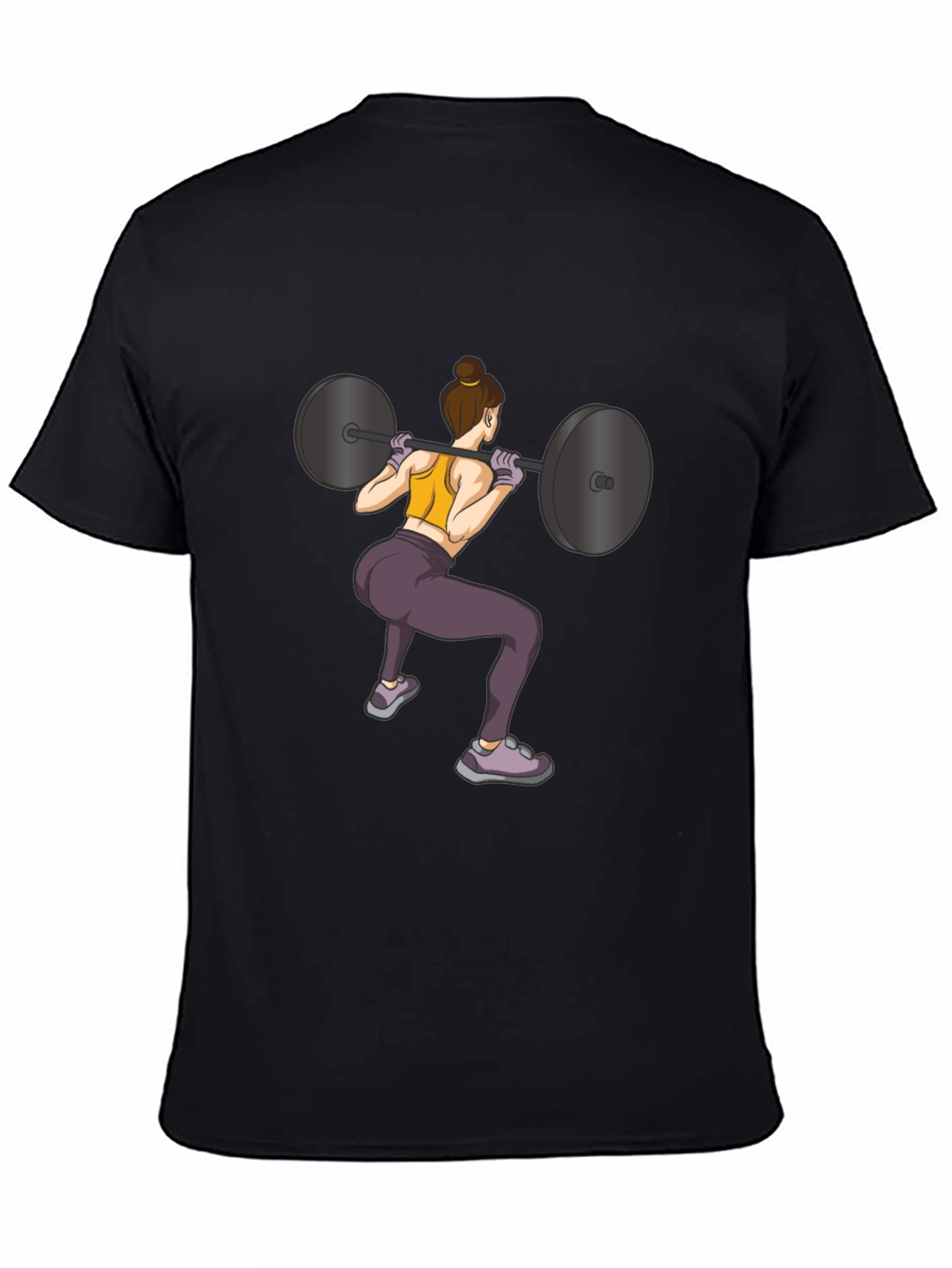 Workout Girl Graphic T-Shirt - Fitness Apparel
