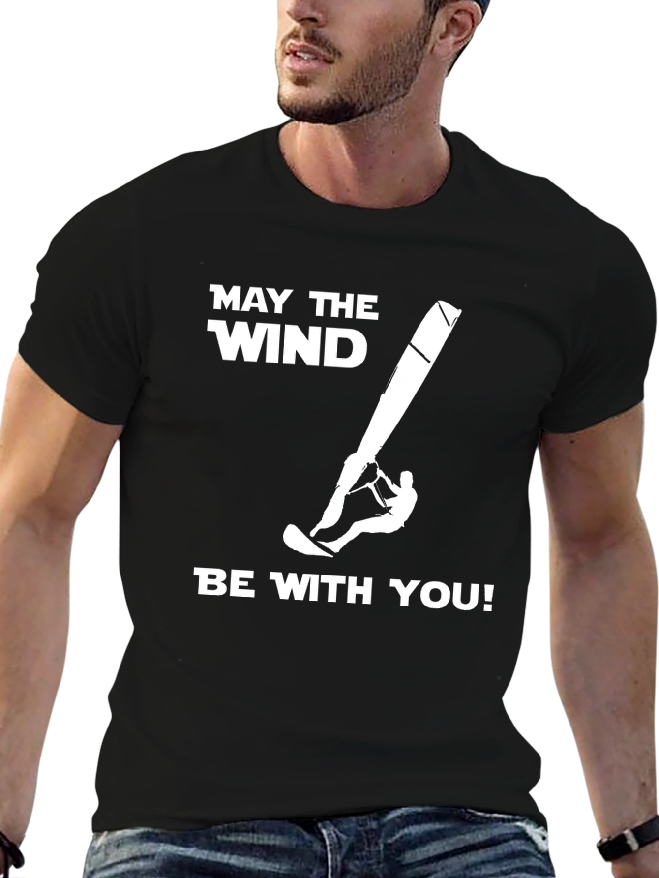 Windsurfer T-Shirt - May The Wind Be With You