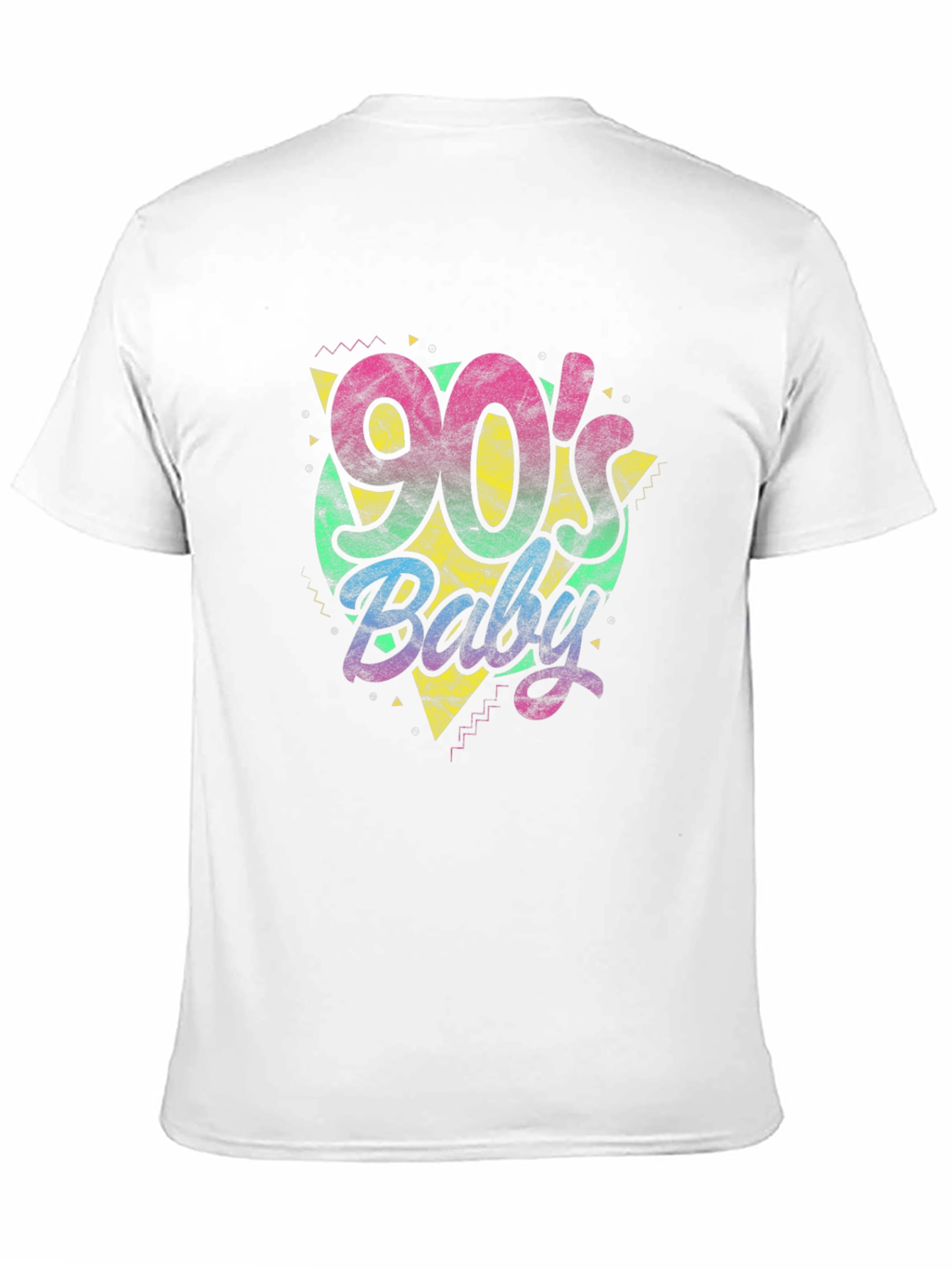 90s Baby Graphic Tee - Retro Style Black T-Shirt