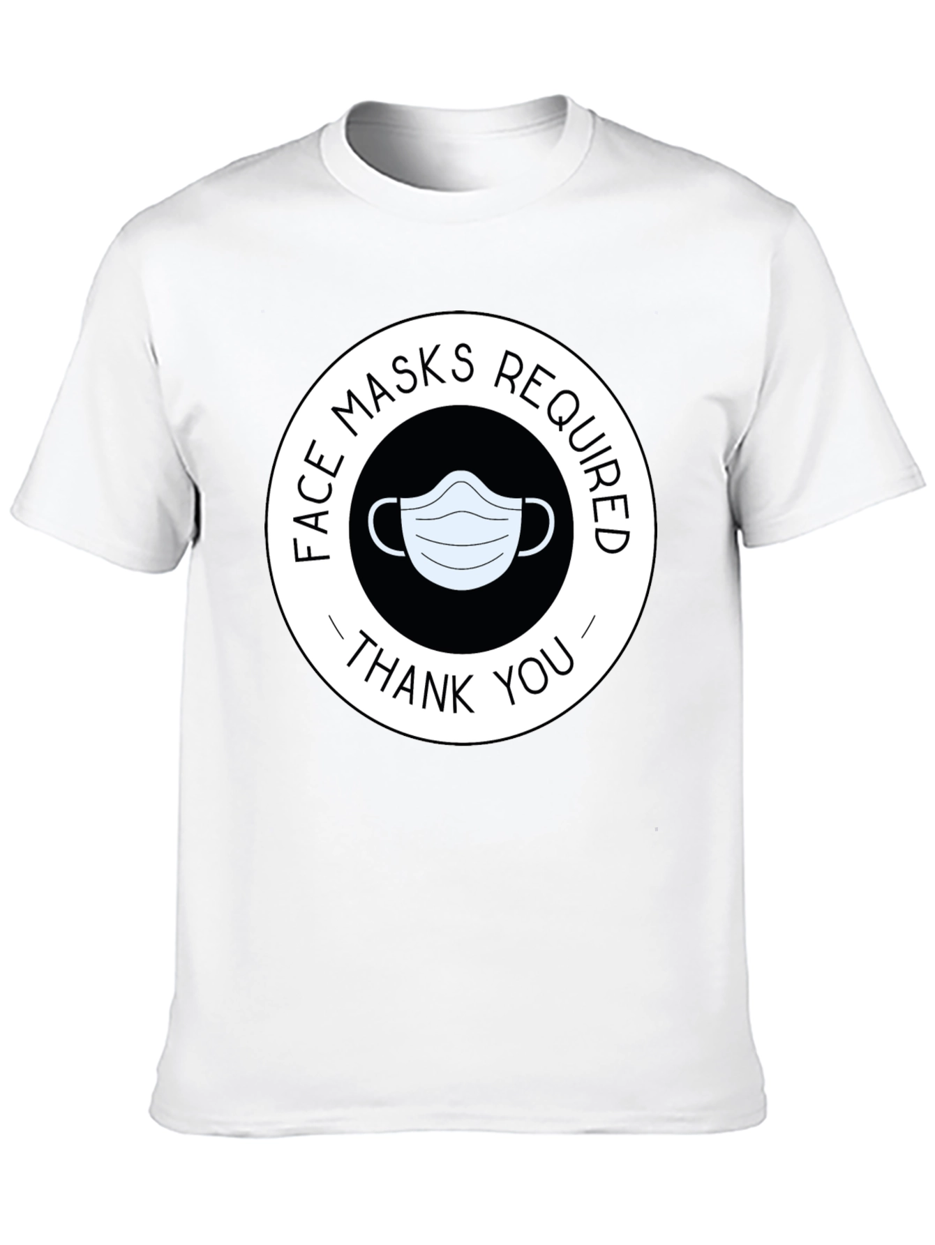 Face Masks Required T-Shirt - Thank You