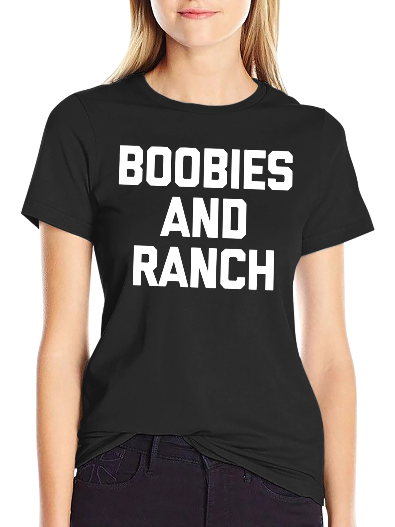 Boobies and Ranch Graphic T-Shirt