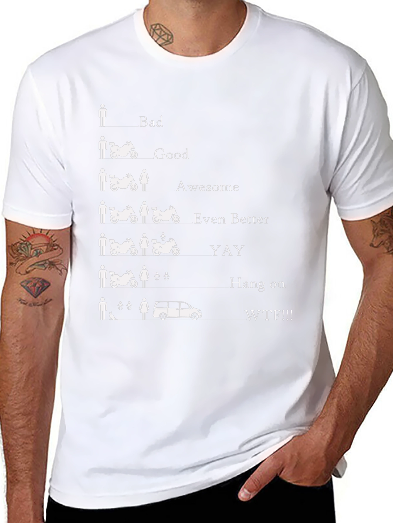 Funny Motorcycle T-Shirt - Biker Life