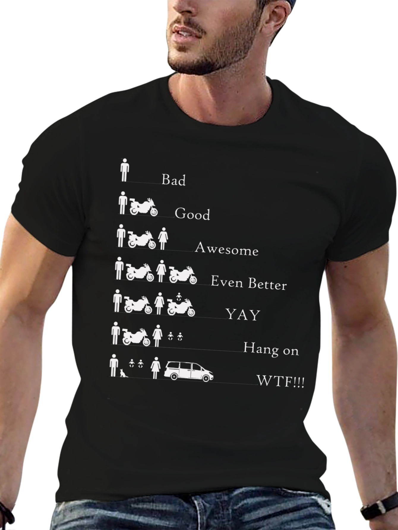 Funny Motorcycle T-Shirt - Biker Life