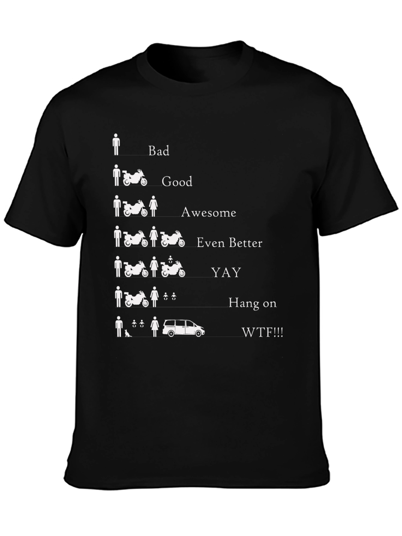 Funny Motorcycle T-Shirt - Biker Life