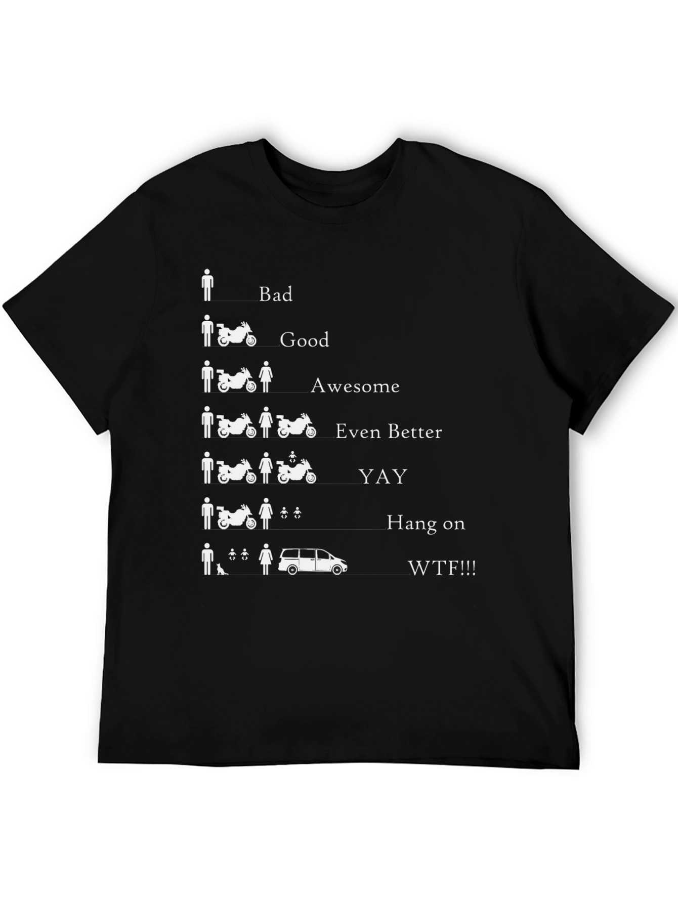 Funny Motorcycle T-Shirt - Biker Life