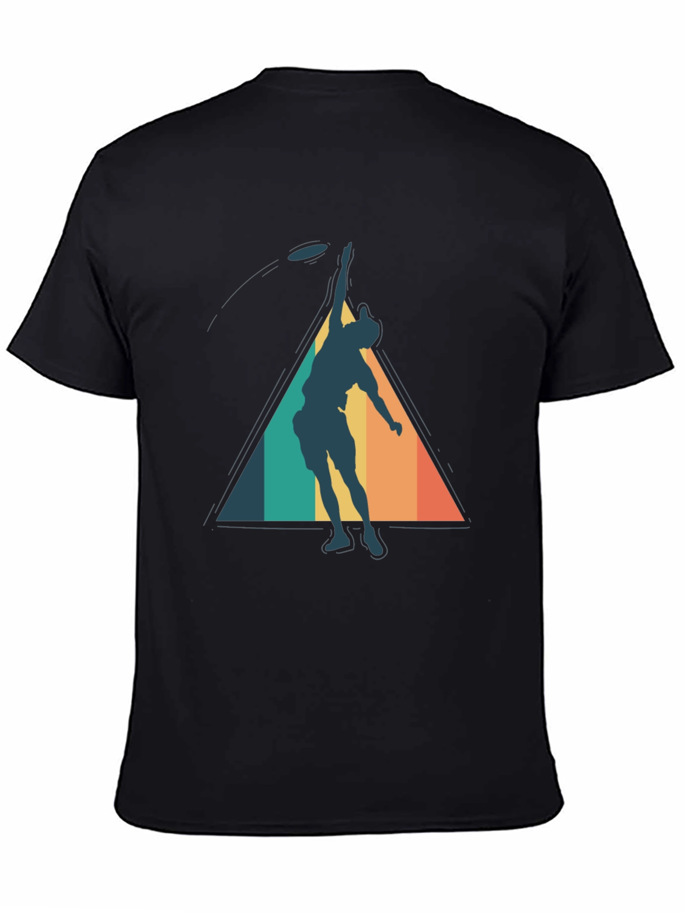 Retro Ultimate Frisbee Player Graphic Tee