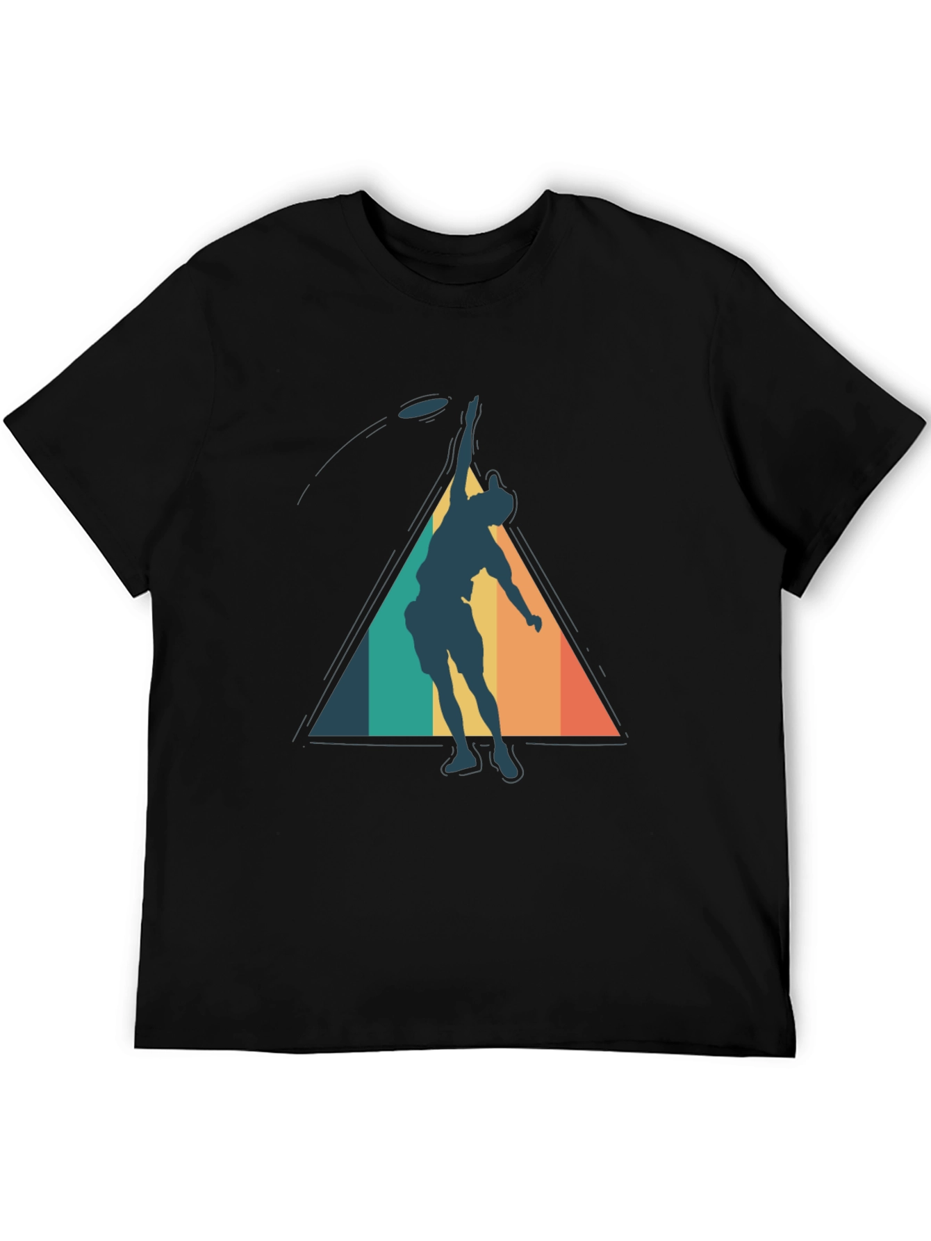Retro Ultimate Frisbee Player Graphic Tee