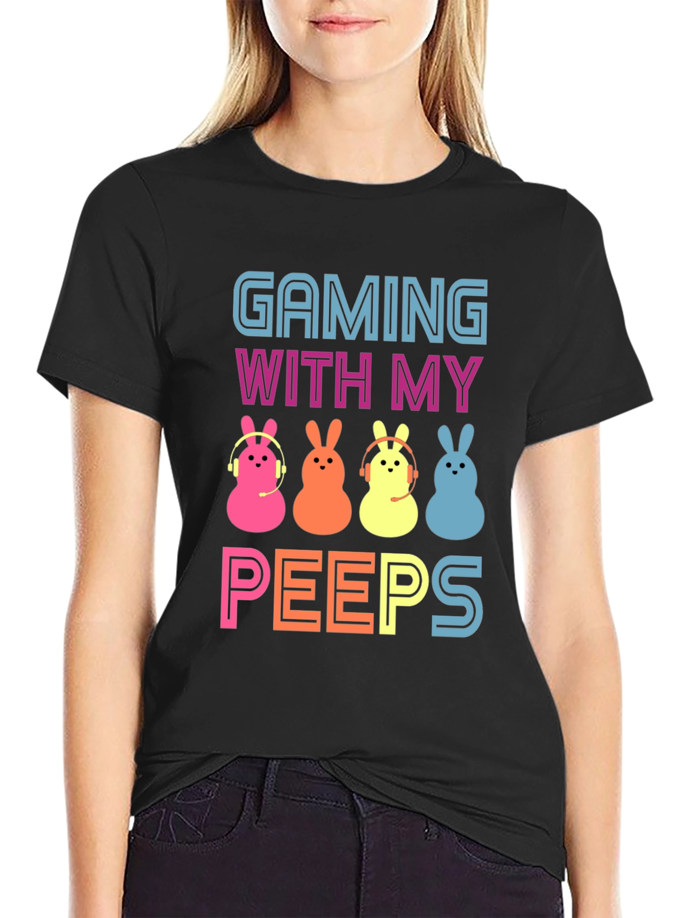 Gaming With My Peeps Easter T-Shirt