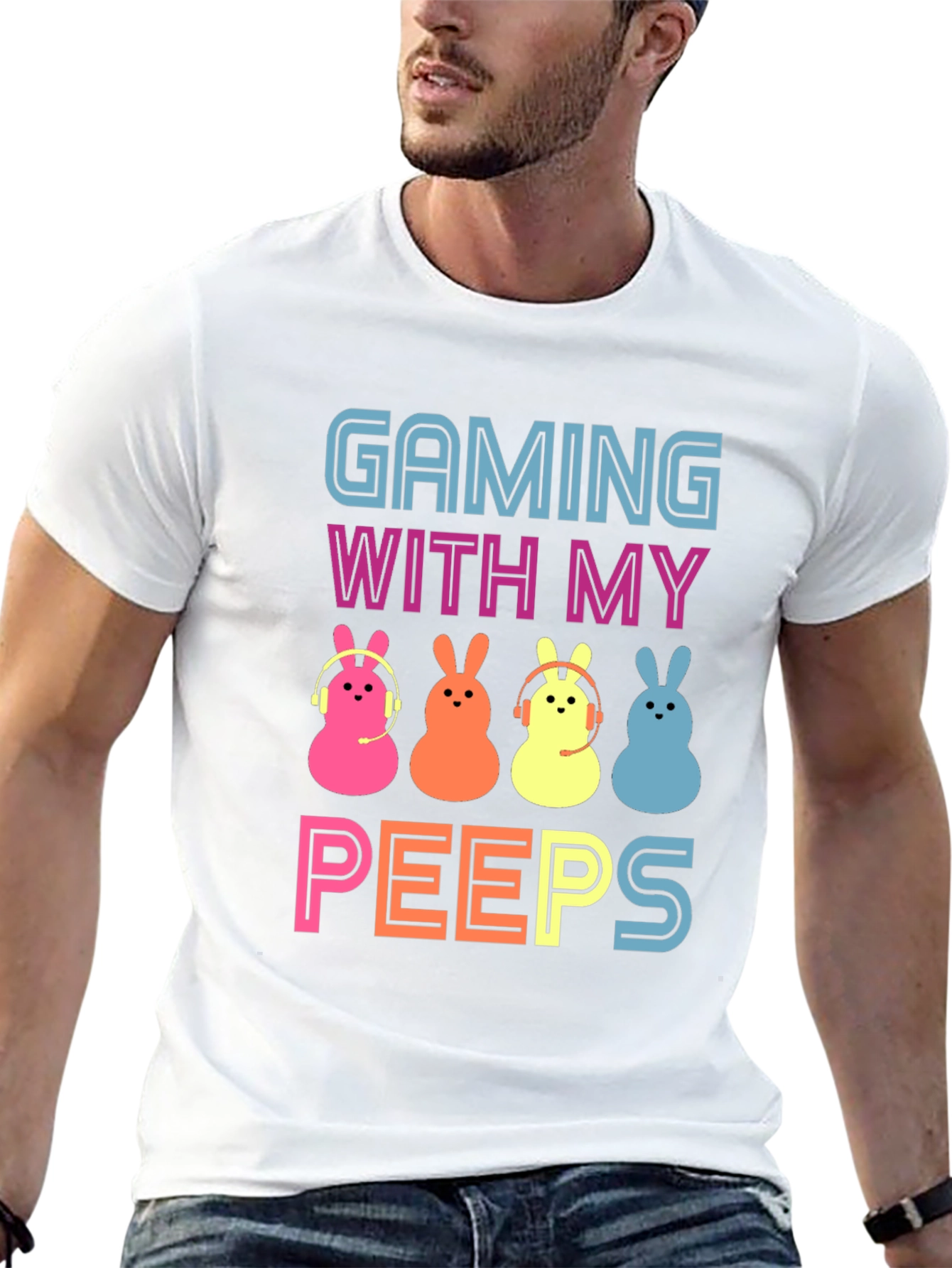 Gaming With My Peeps Easter T-Shirt