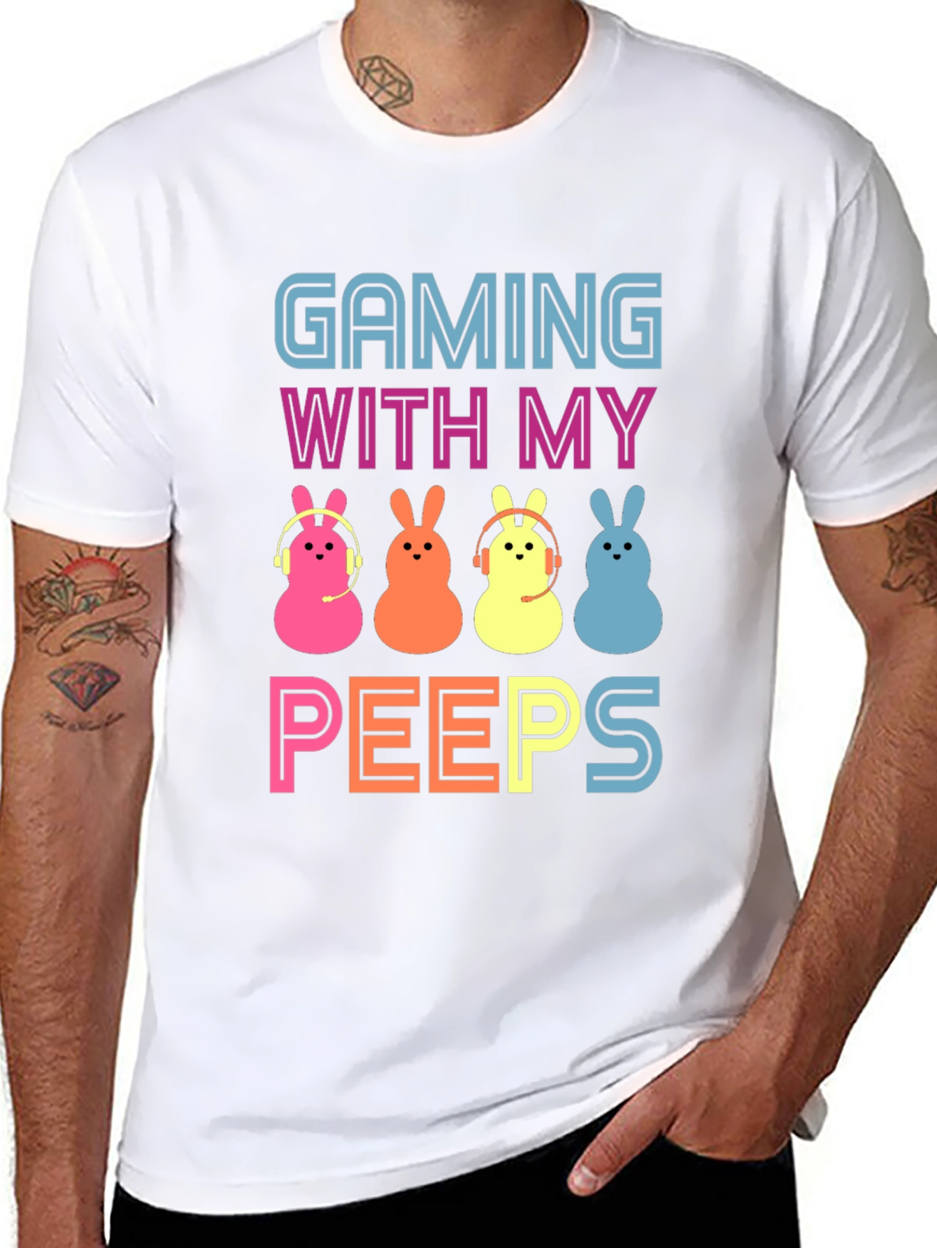 Gaming With My Peeps Easter T-Shirt