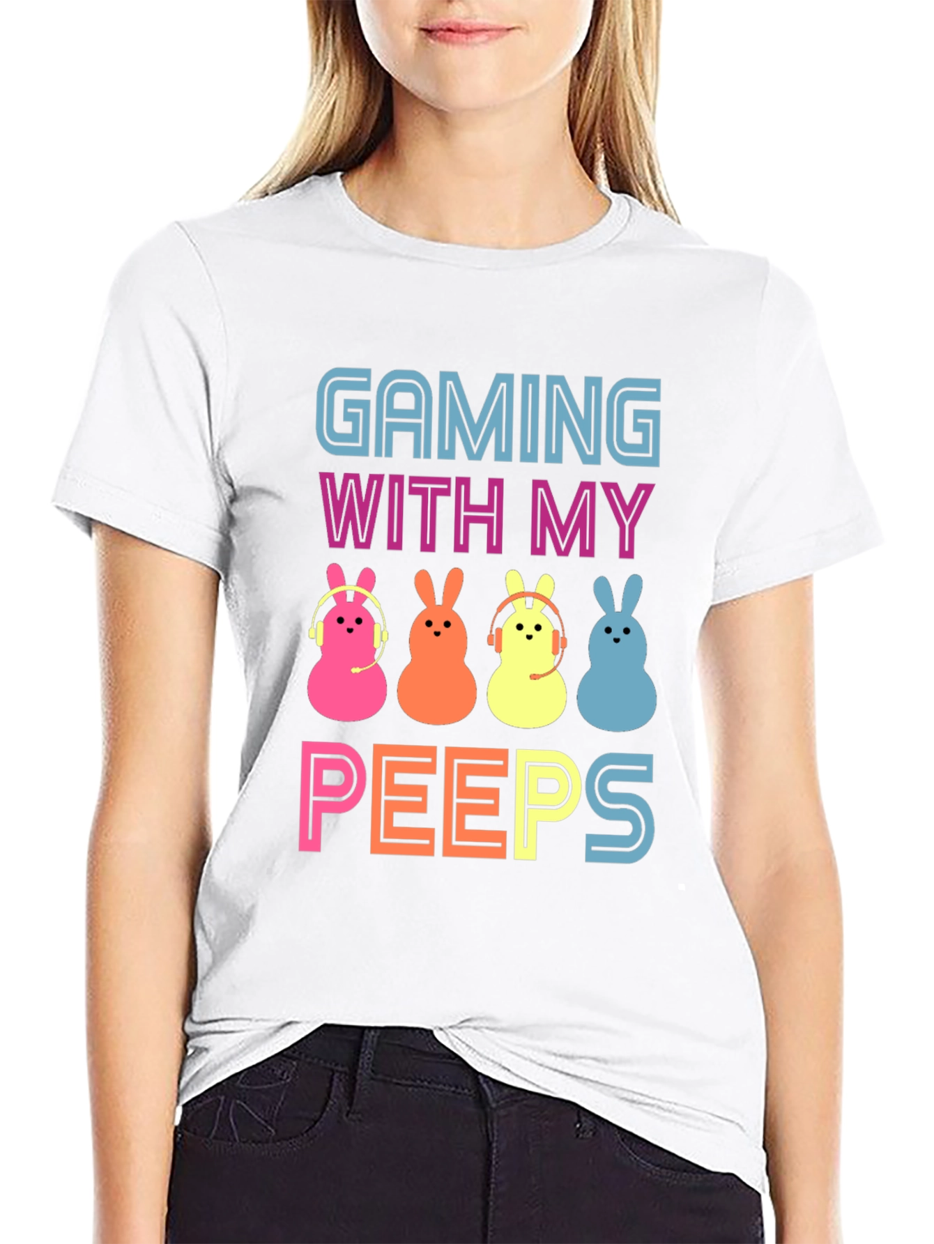 Gaming With My Peeps Easter T-Shirt