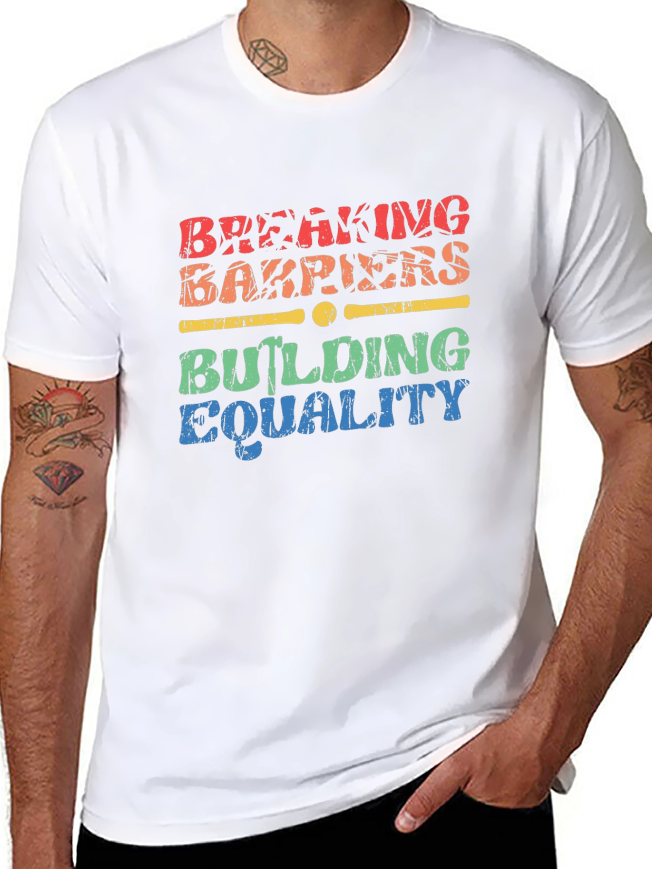 Equality T-Shirt: Breaking Barriers Building Equality