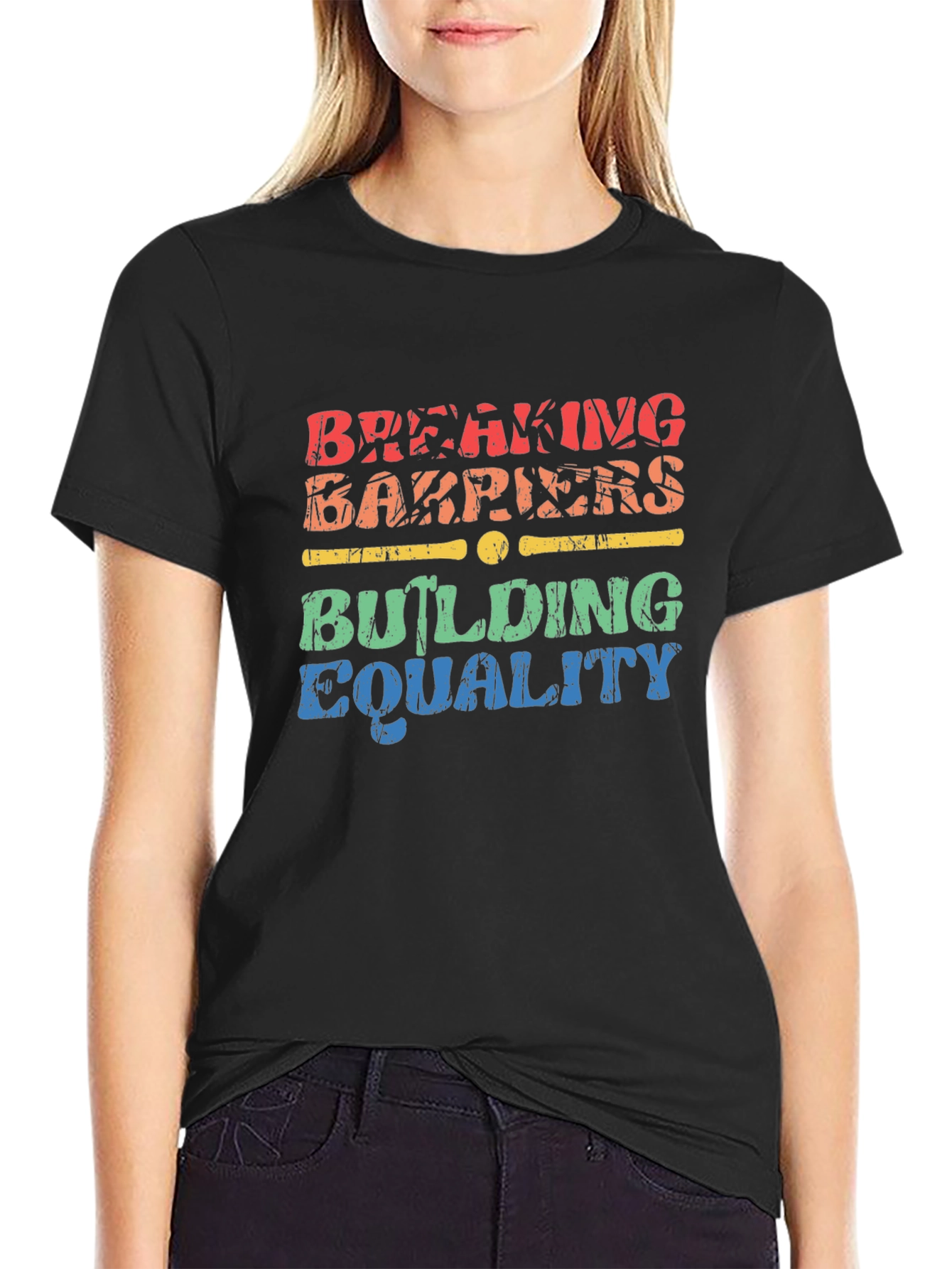 Equality T-Shirt: Breaking Barriers Building Equality