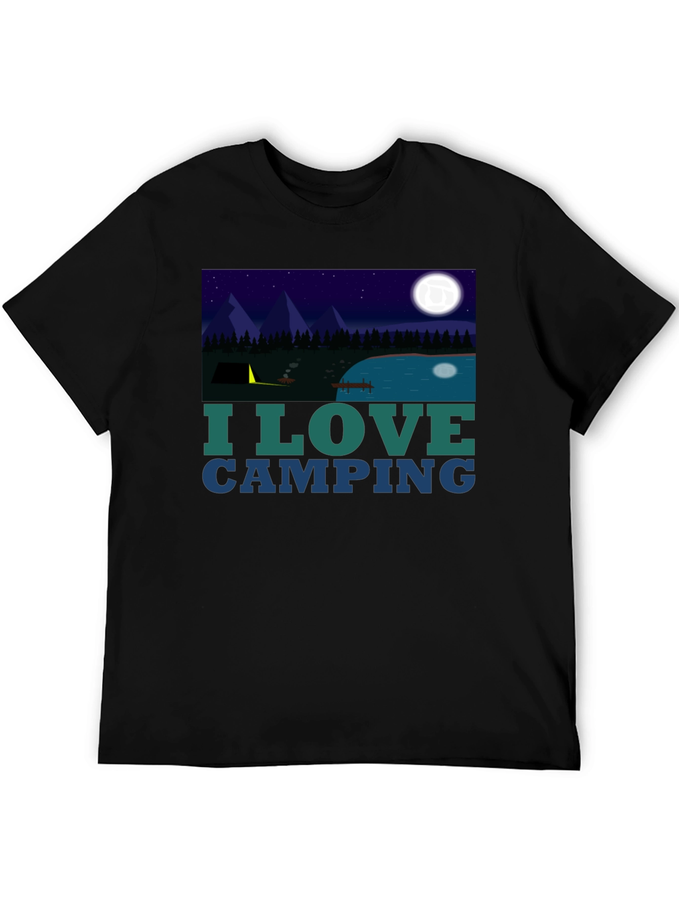 I Love Camping Graphic Tee