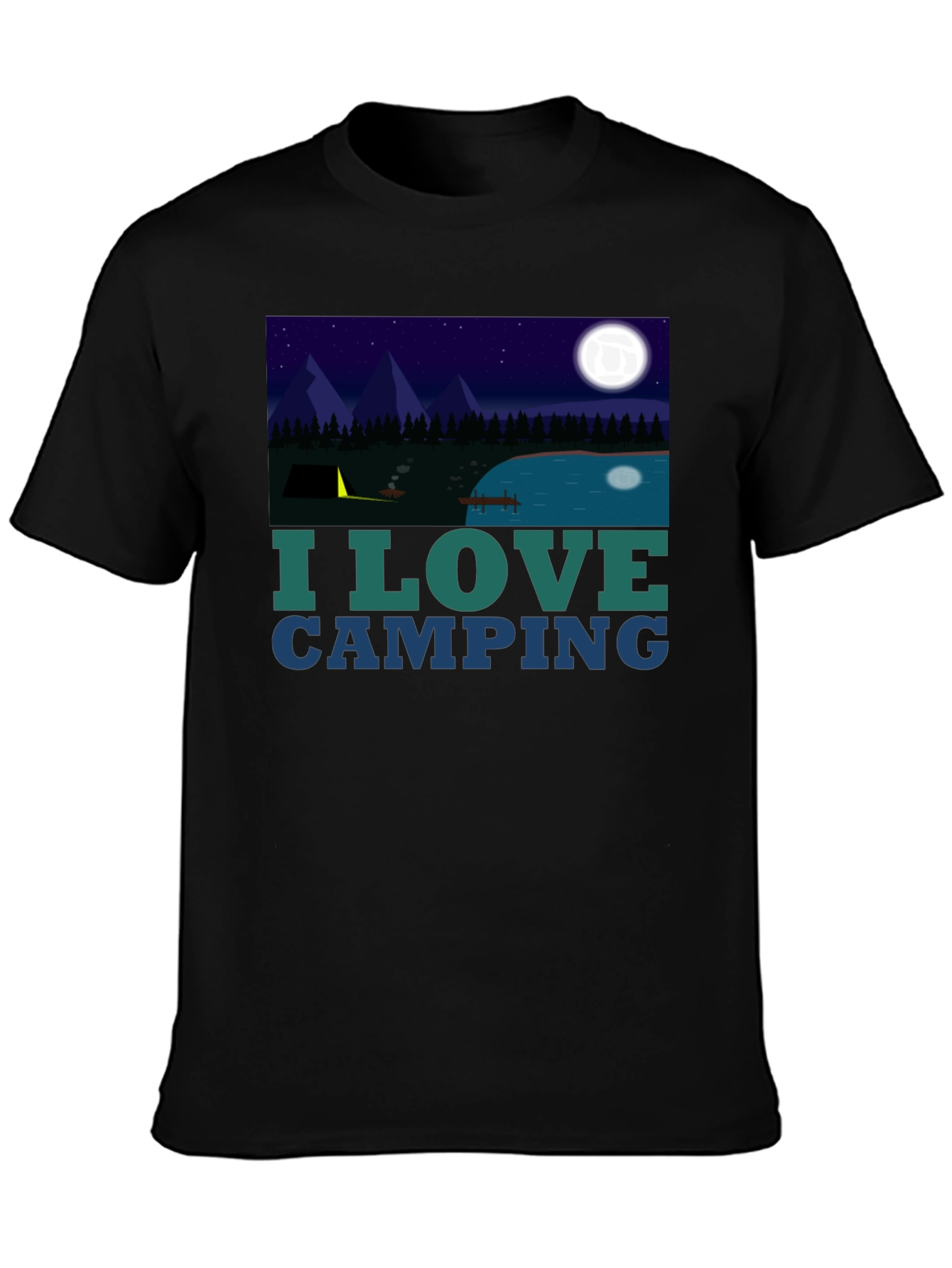 I Love Camping Graphic Tee