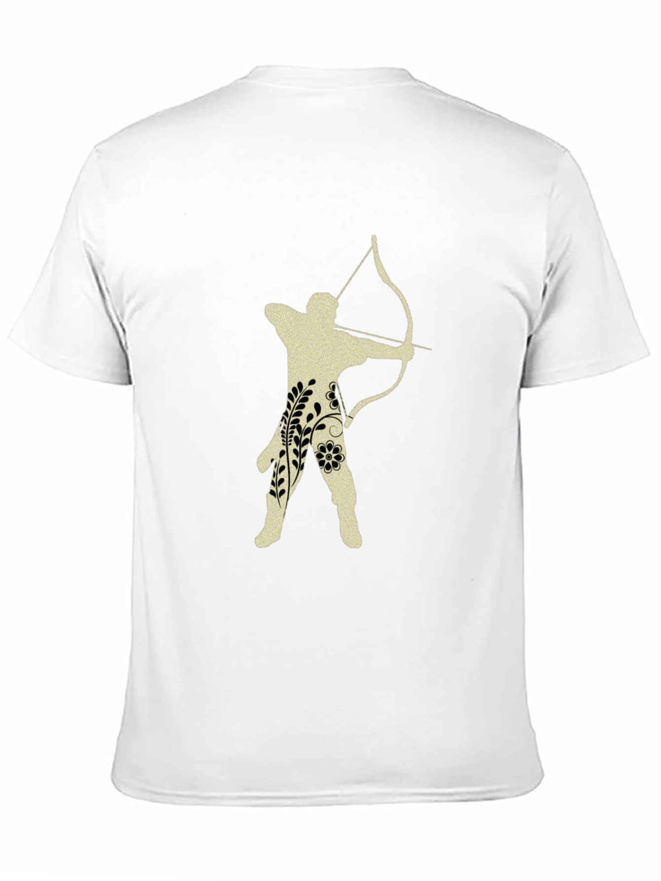 Archer Floral T-Shirt - Black Cotton Tee