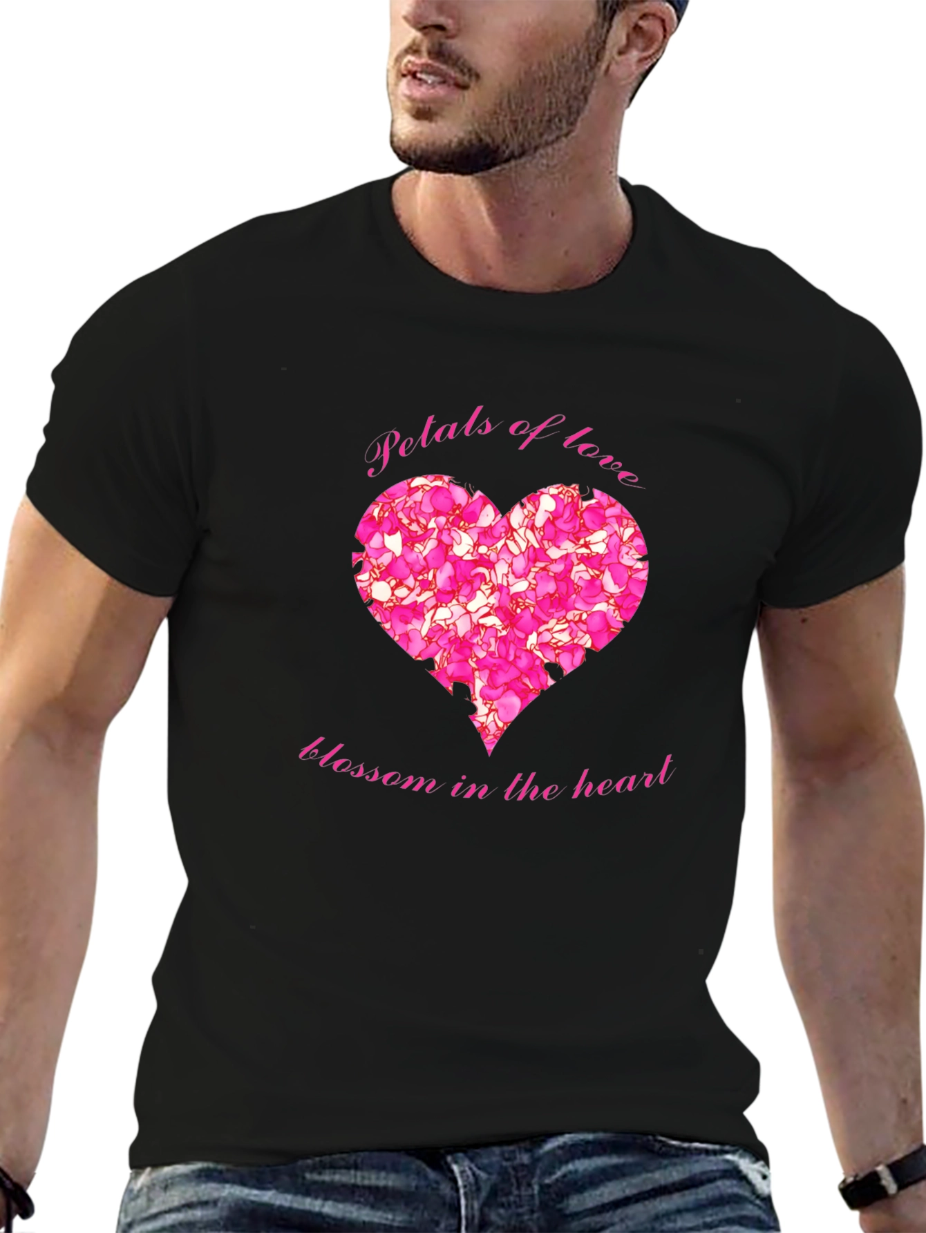 Petals of Love Blossom Heart T-Shirt