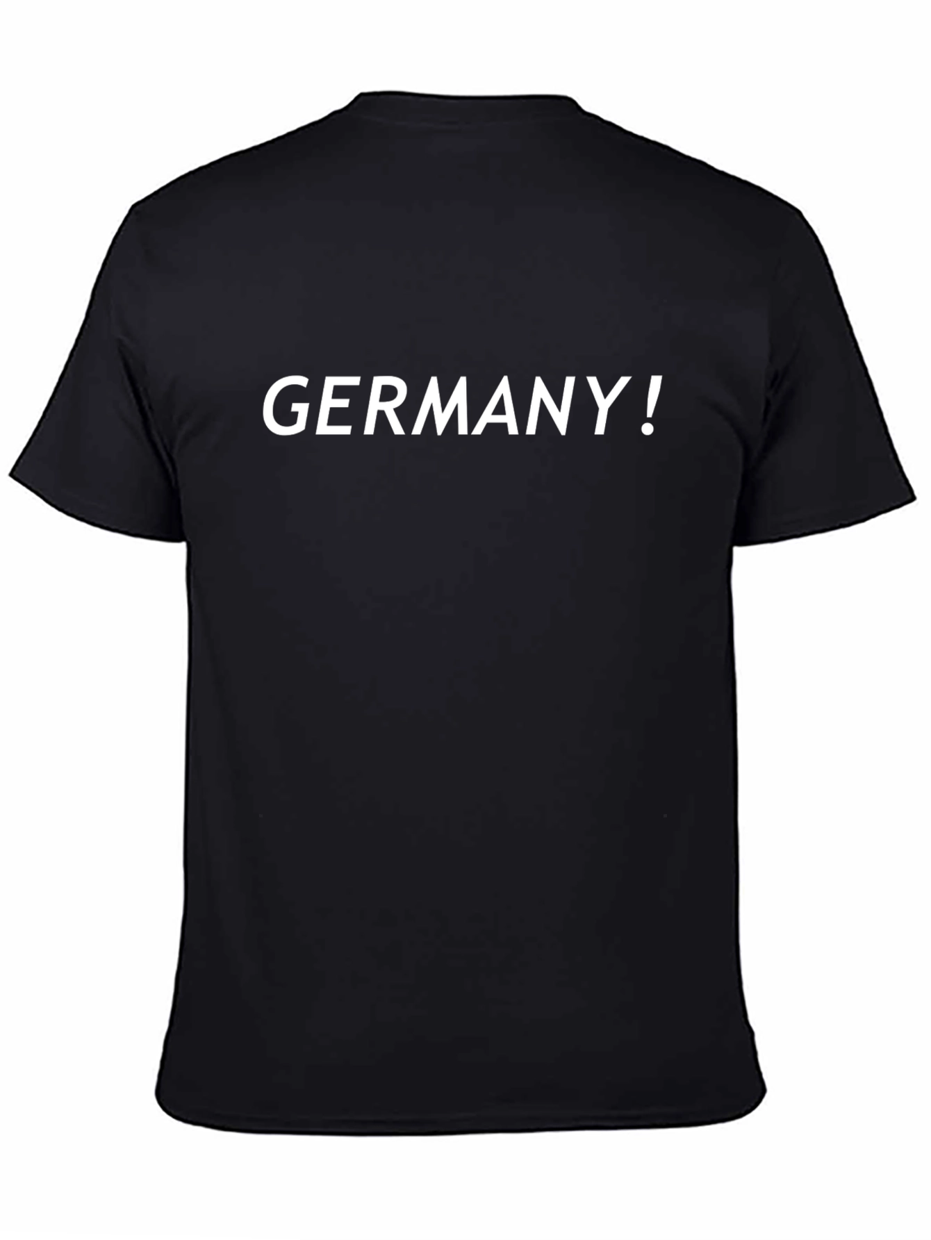 Germany! Black Graphic Tee - Soft Cotton Casual T-Shirt