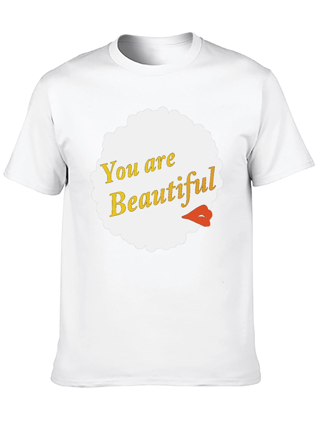 You Are Beautiful Graphic Tee - Black