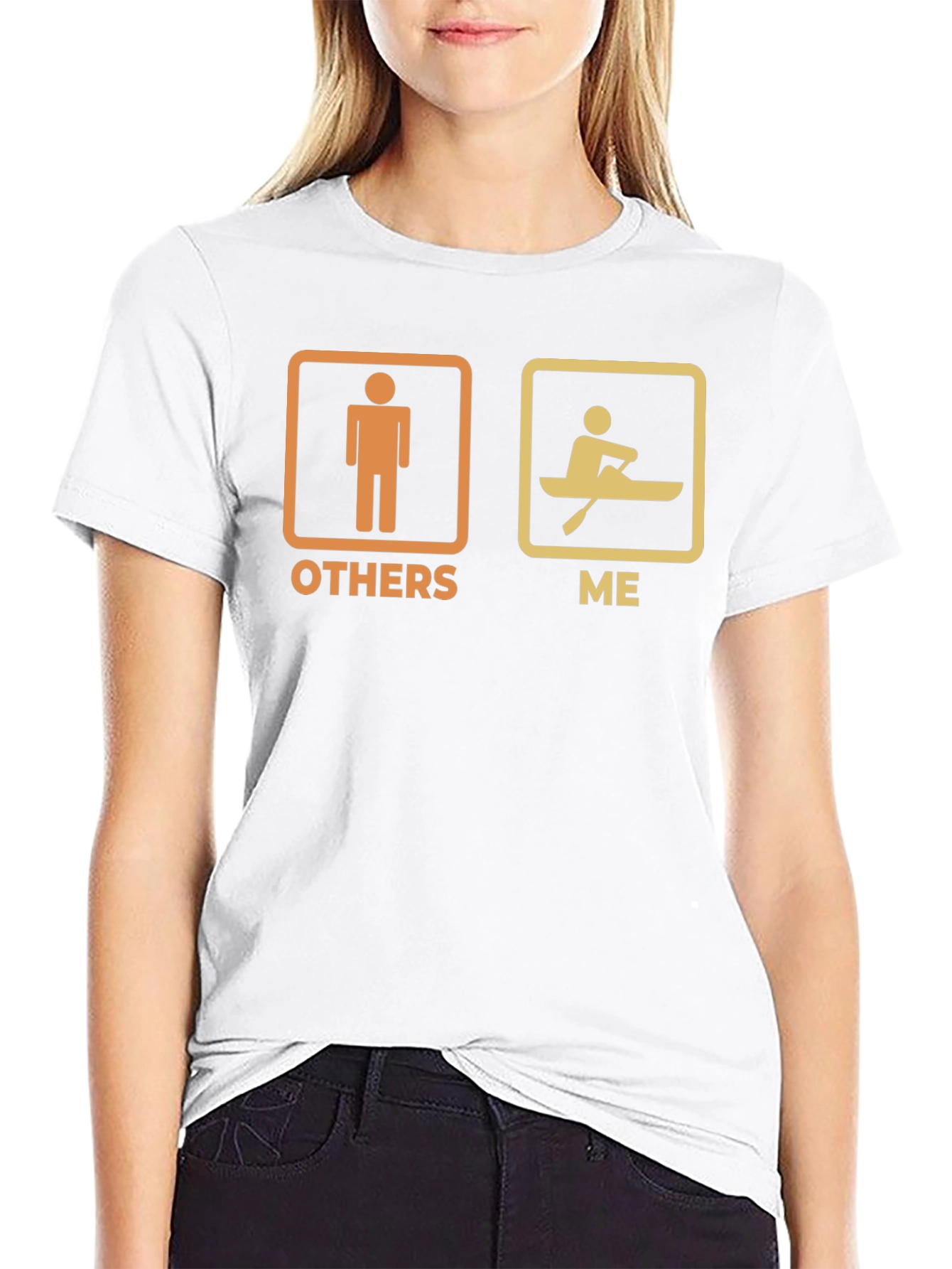 Funny Kayaking T-Shirt - Others vs. Me