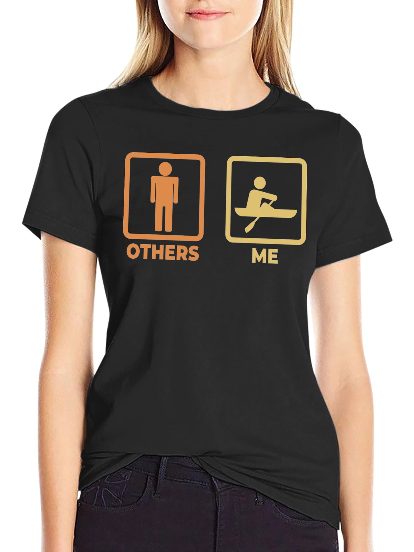 Funny Kayaking T-Shirt - Others vs. Me